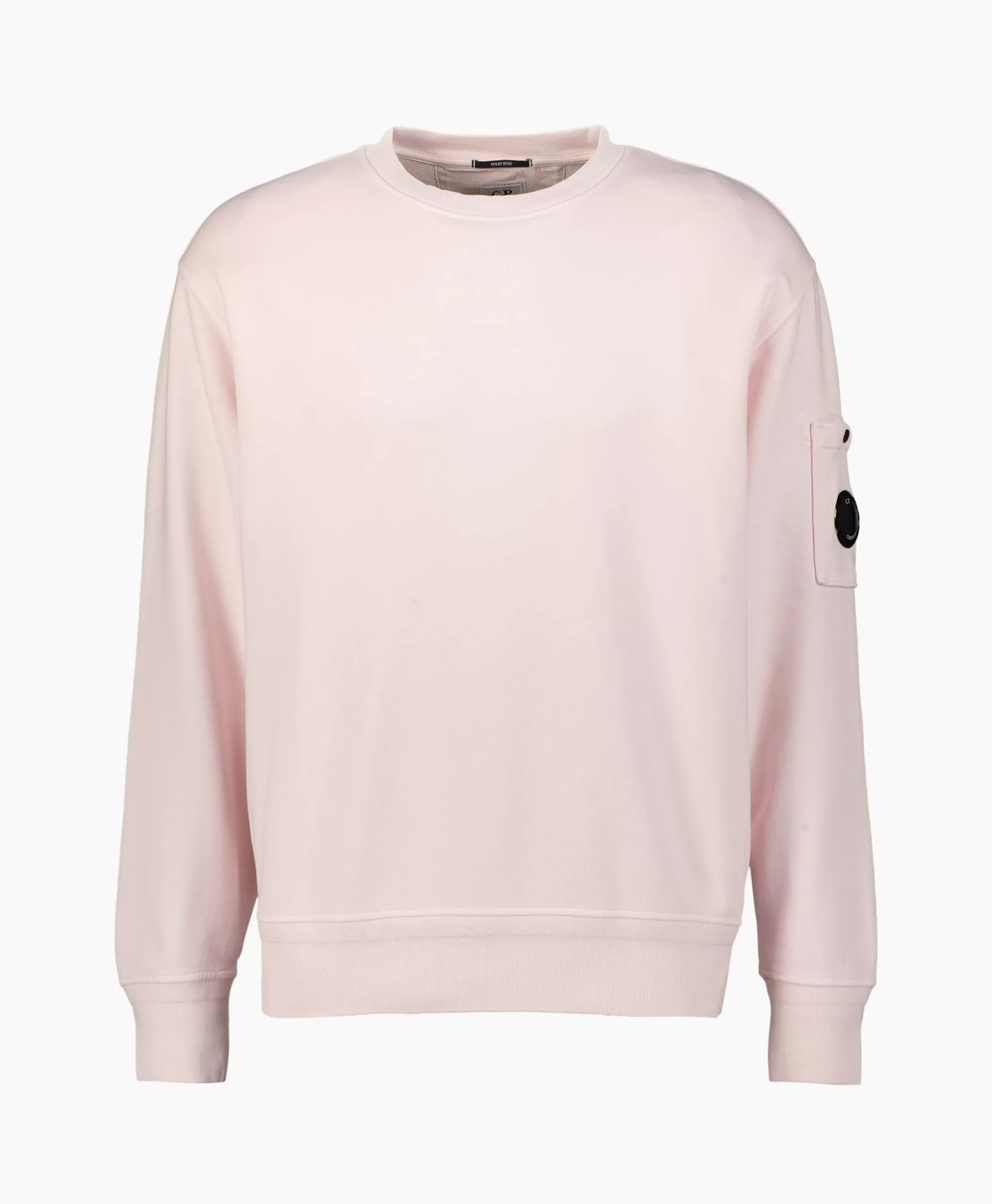 Truien*Cp Company Sweater Cotton Diagonal Fleece Lens Rose