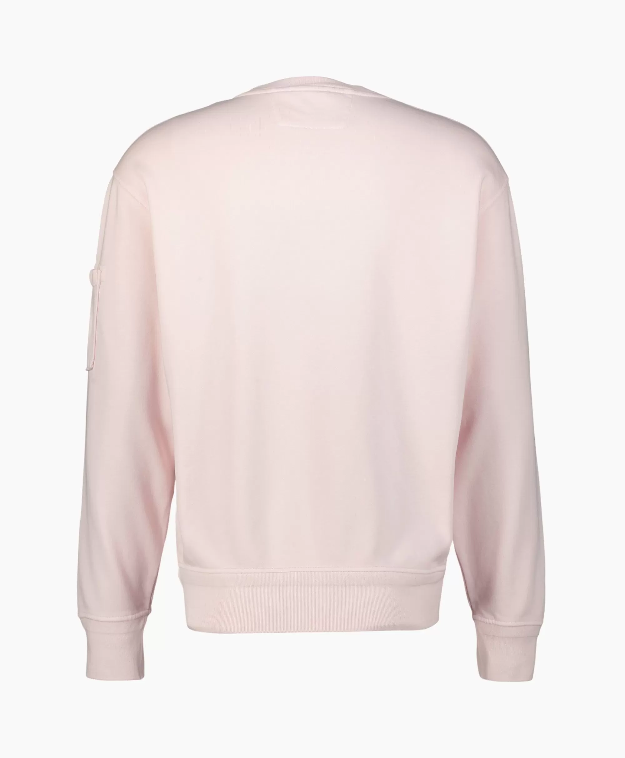 Truien*Cp Company Sweater Cotton Diagonal Fleece Lens Rose