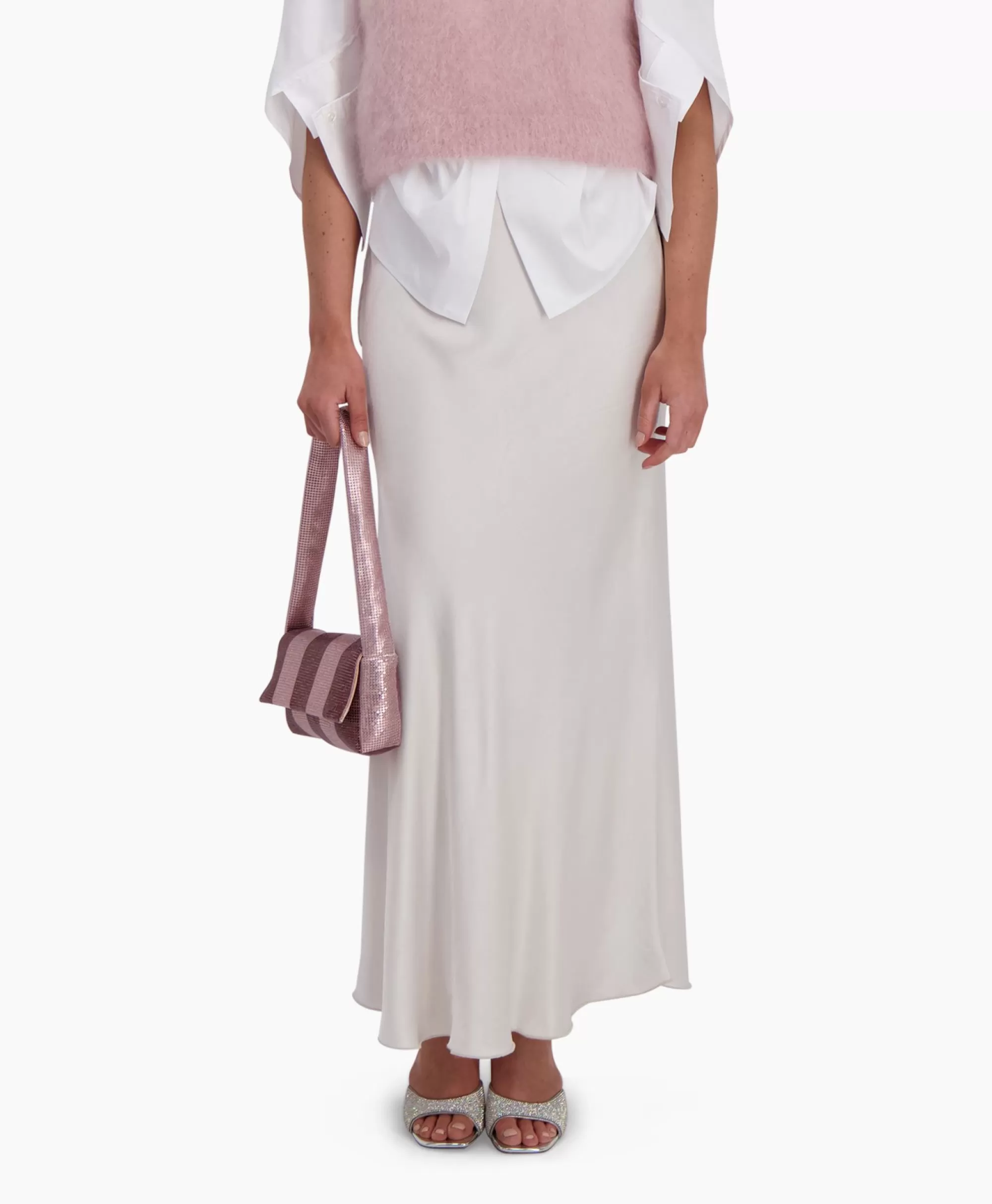 Rokken*D'arc D'Arc Midi Rok Padova Beige