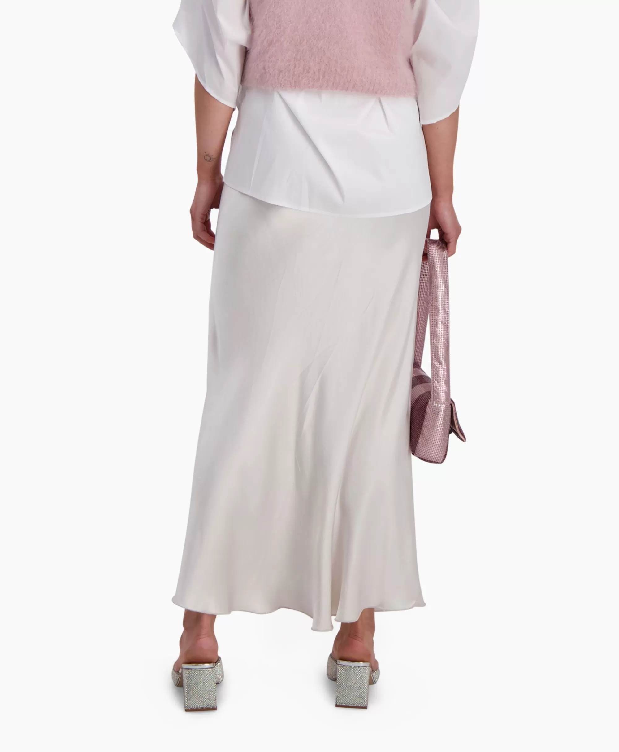 Rokken*D'arc D'Arc Midi Rok Padova Beige