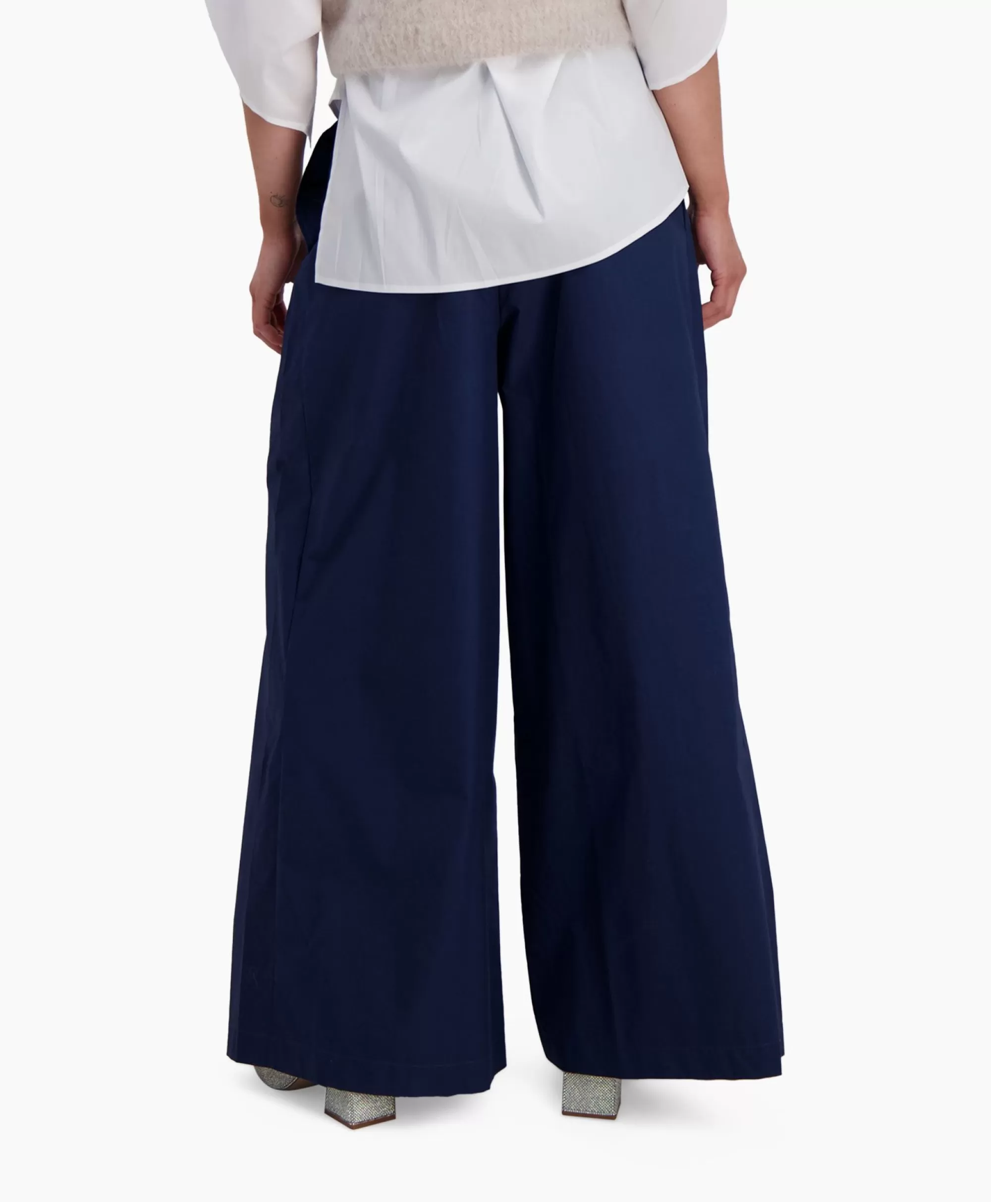 Broeken*D'arc D'Arc Pantalon Belluno Blauw