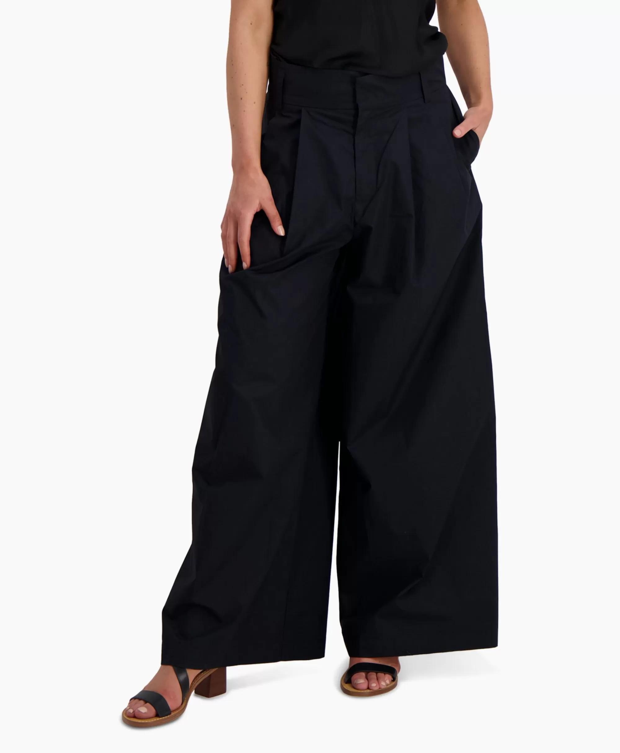 Broeken*D'arc D'Arc Pantalon Belluno Zwart