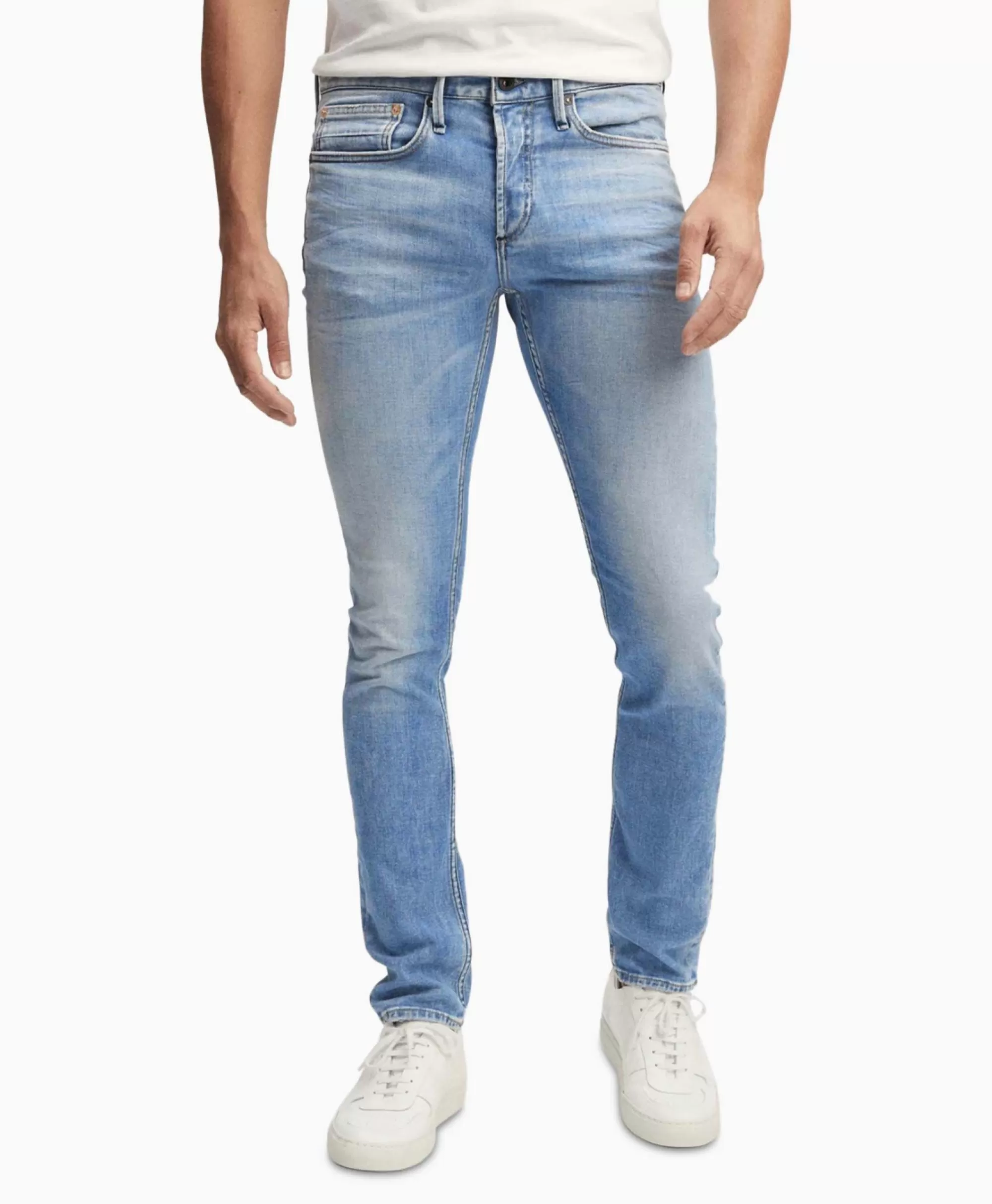 Broeken*Denham Jeans Bolt Fmosc Off White