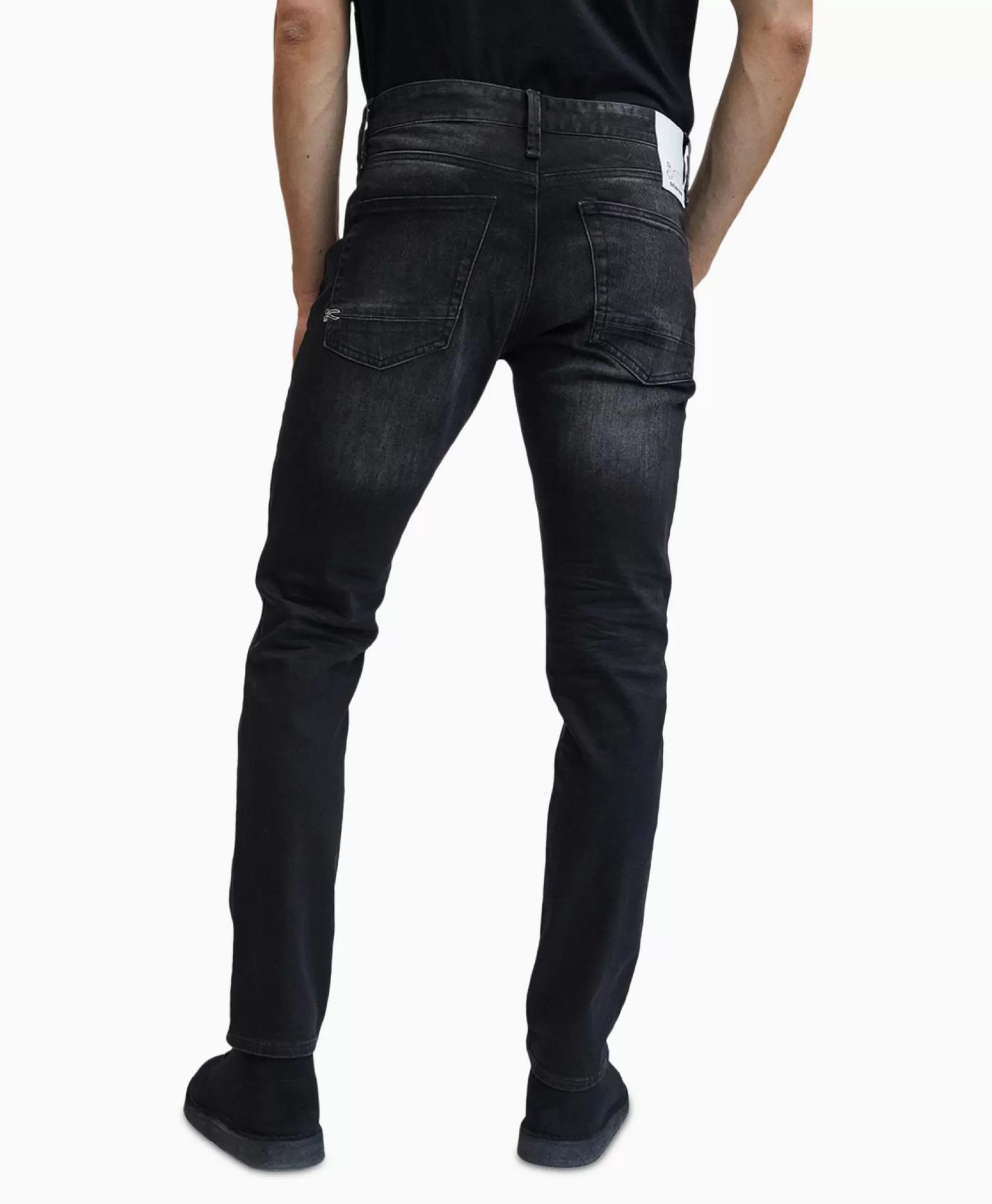 Broeken*Denham Jeans Razor Aceb Zwart