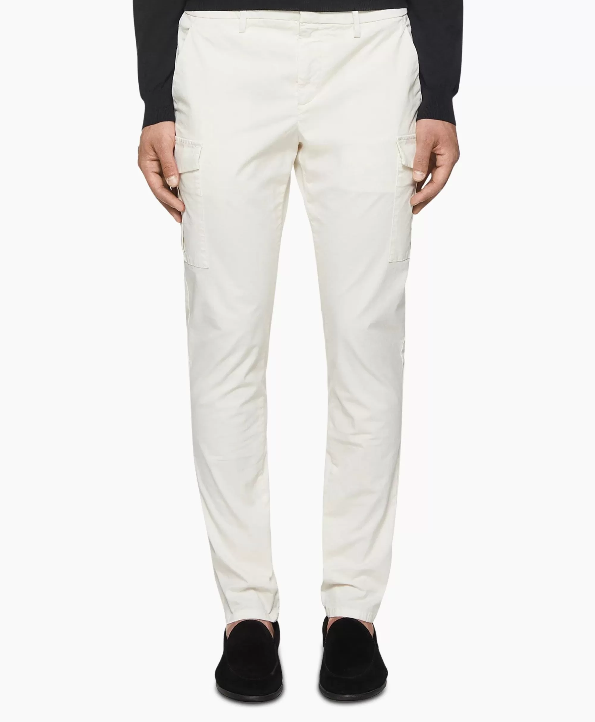 Broeken*Dondup Pantalon Eddy Slimfit Donker Grijs