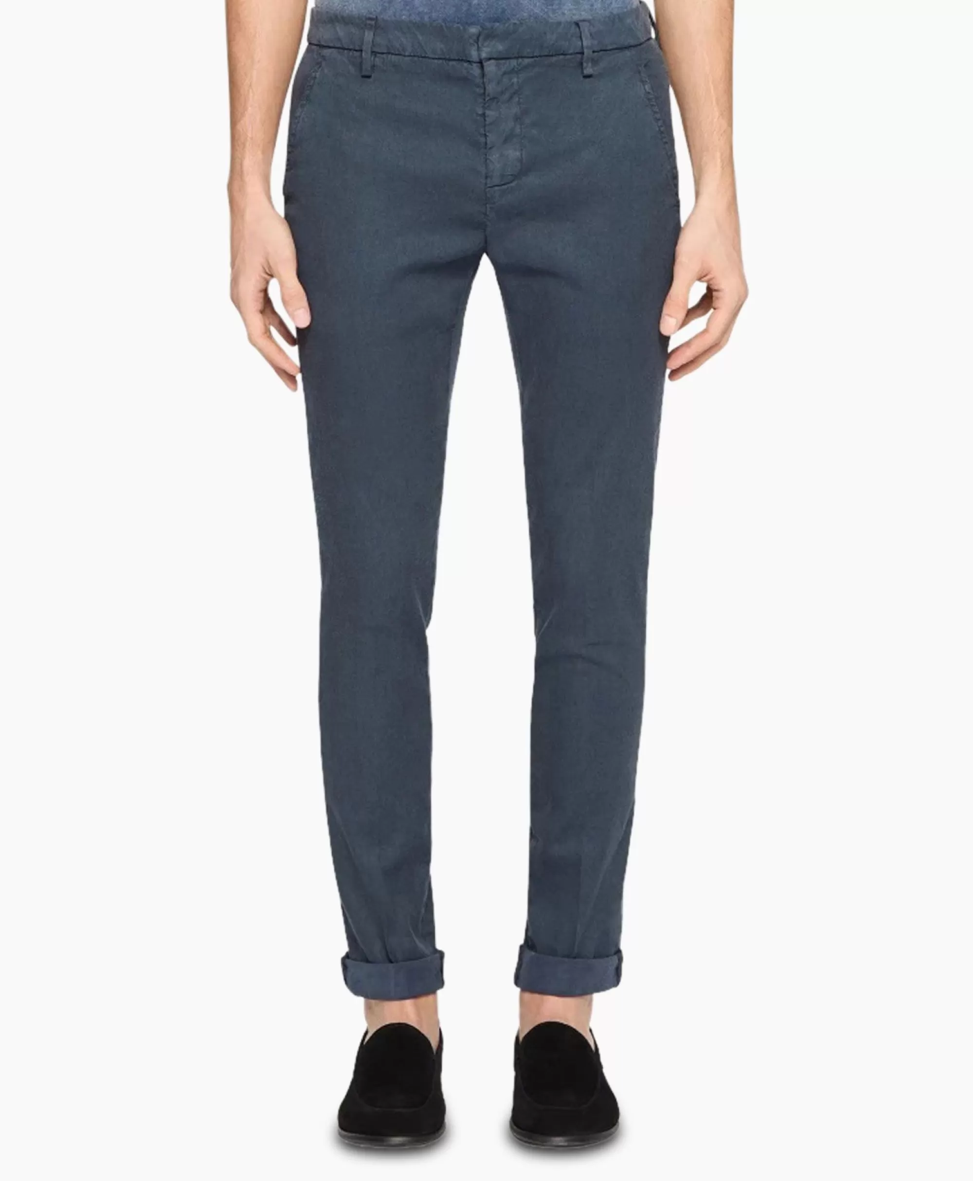 Broeken*Dondup Pantalon Gaubert Slimfit Blauw