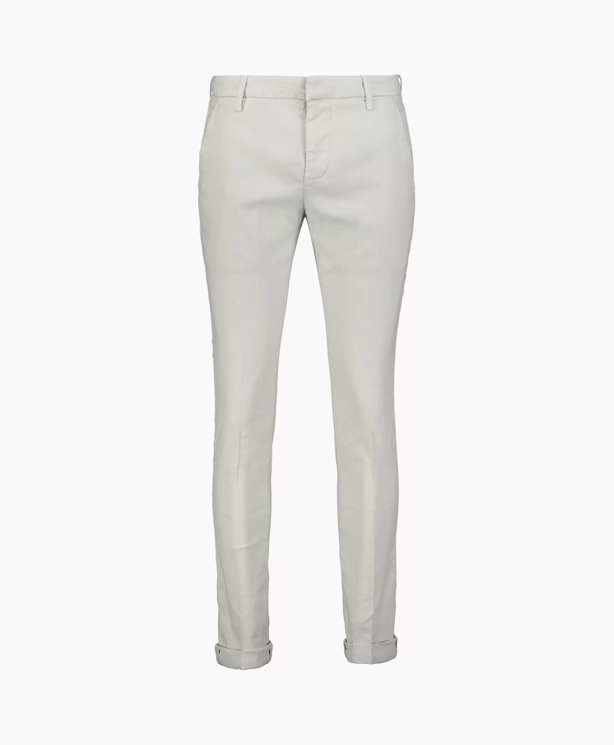 Broeken*Dondup Pantalon Gaubert Slimfit Licht Grijs