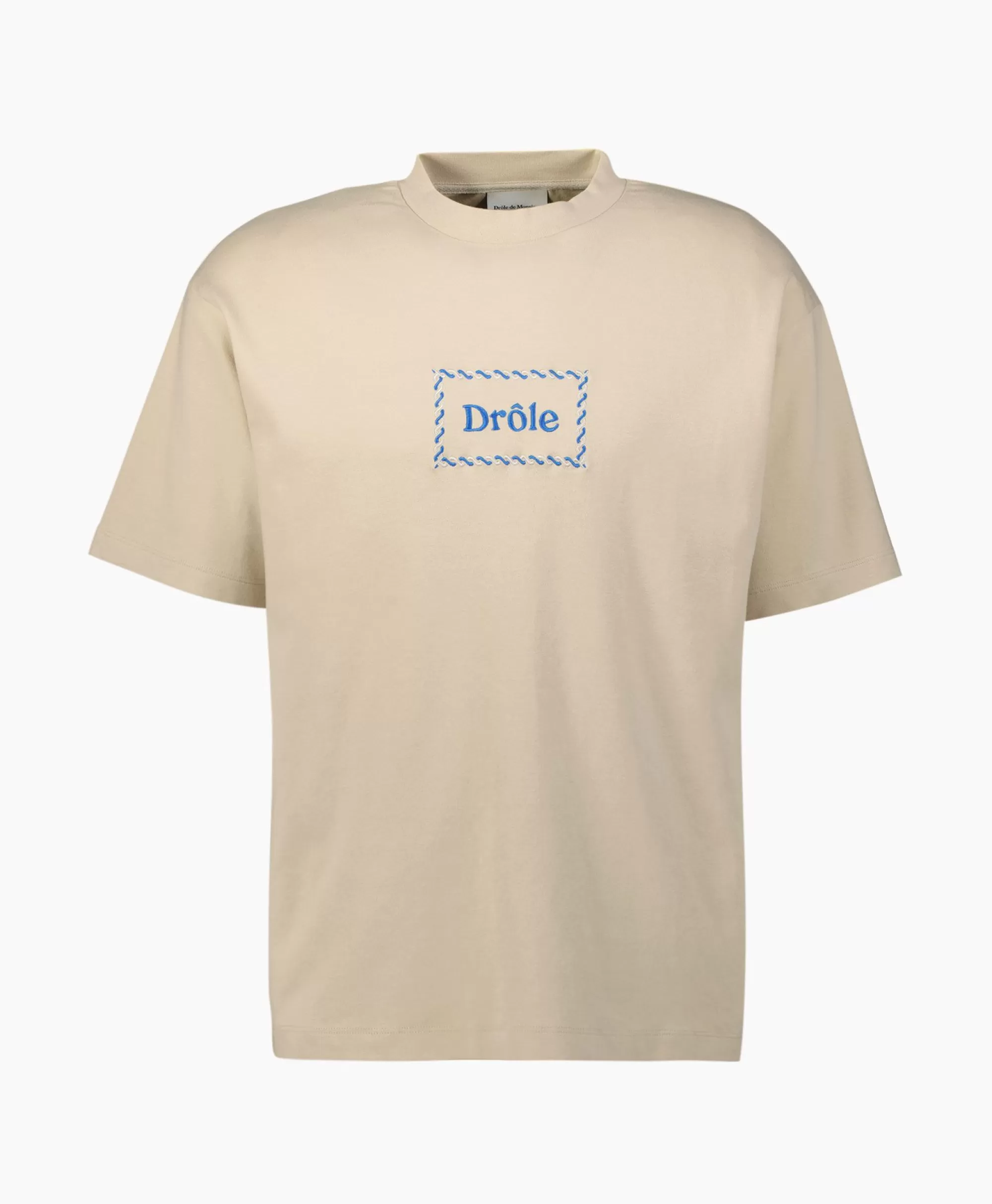 T-Shirts*Drole De Monsieur Le T-Shirt Drole Tresse Taupe