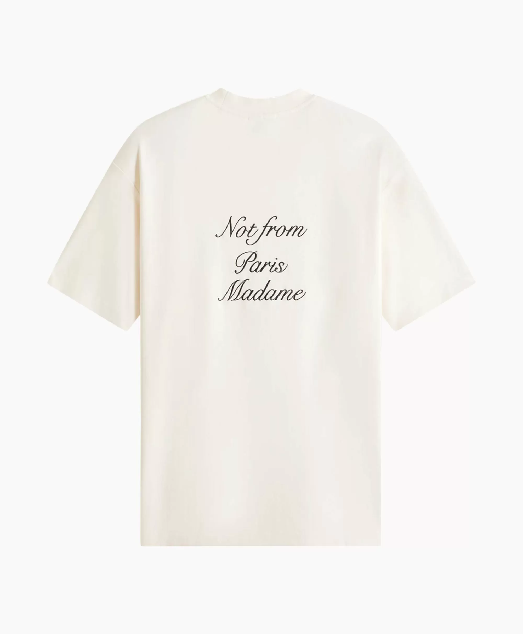 T-Shirts*Drole De Monsieur Le T-Shirt Sloga Cursive Off White