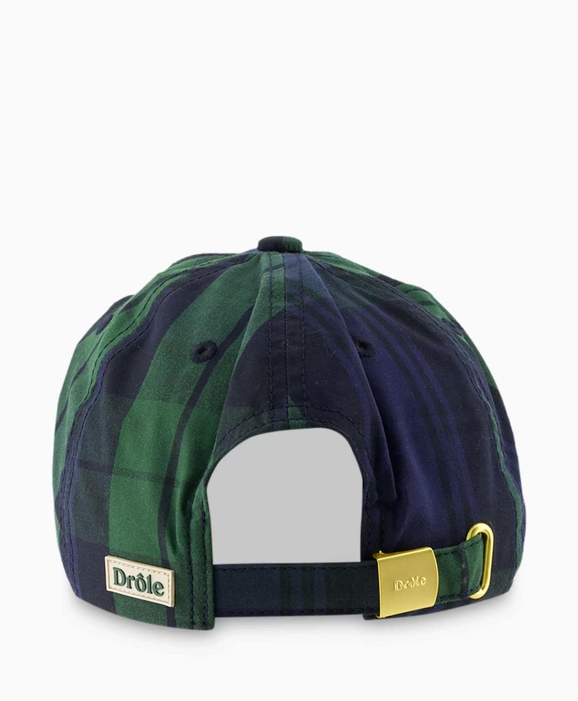 Petten*Drole De Monsieur Pet La Casquette Tartan Groen