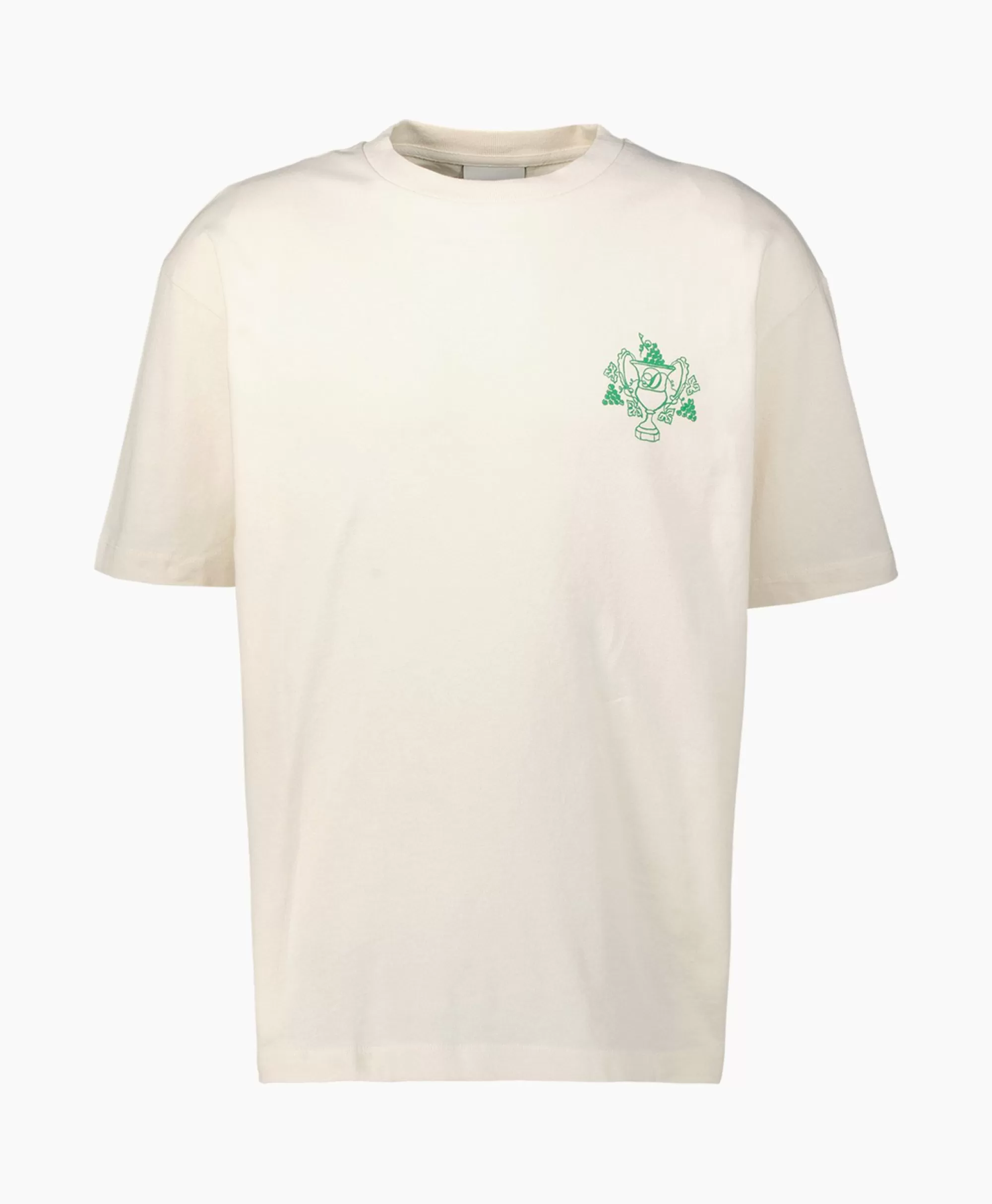 T-Shirts*Drole De Monsieur T-Shirt Korte Mouw Blason Off White