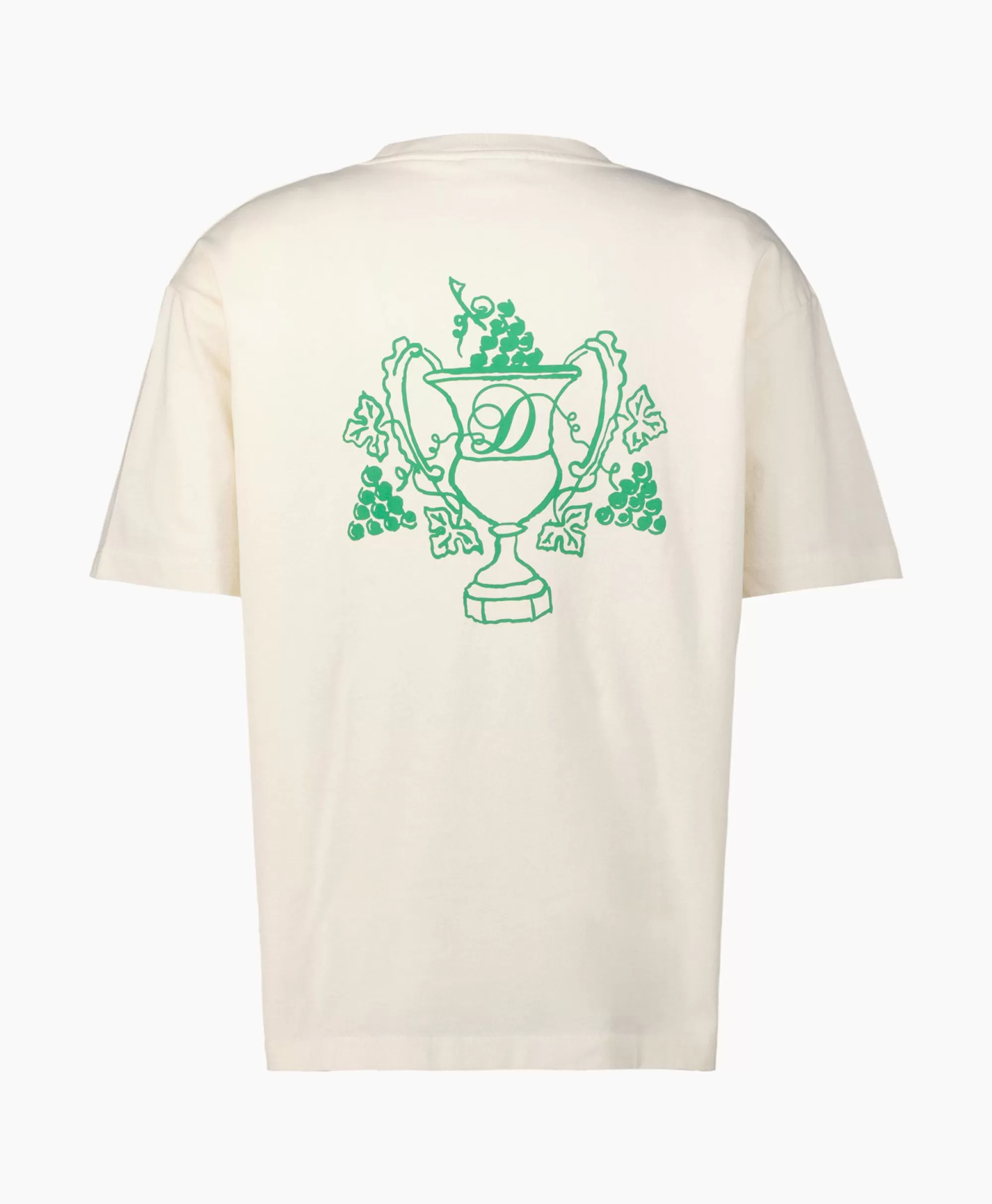 T-Shirts*Drole De Monsieur T-Shirt Korte Mouw Blason Off White