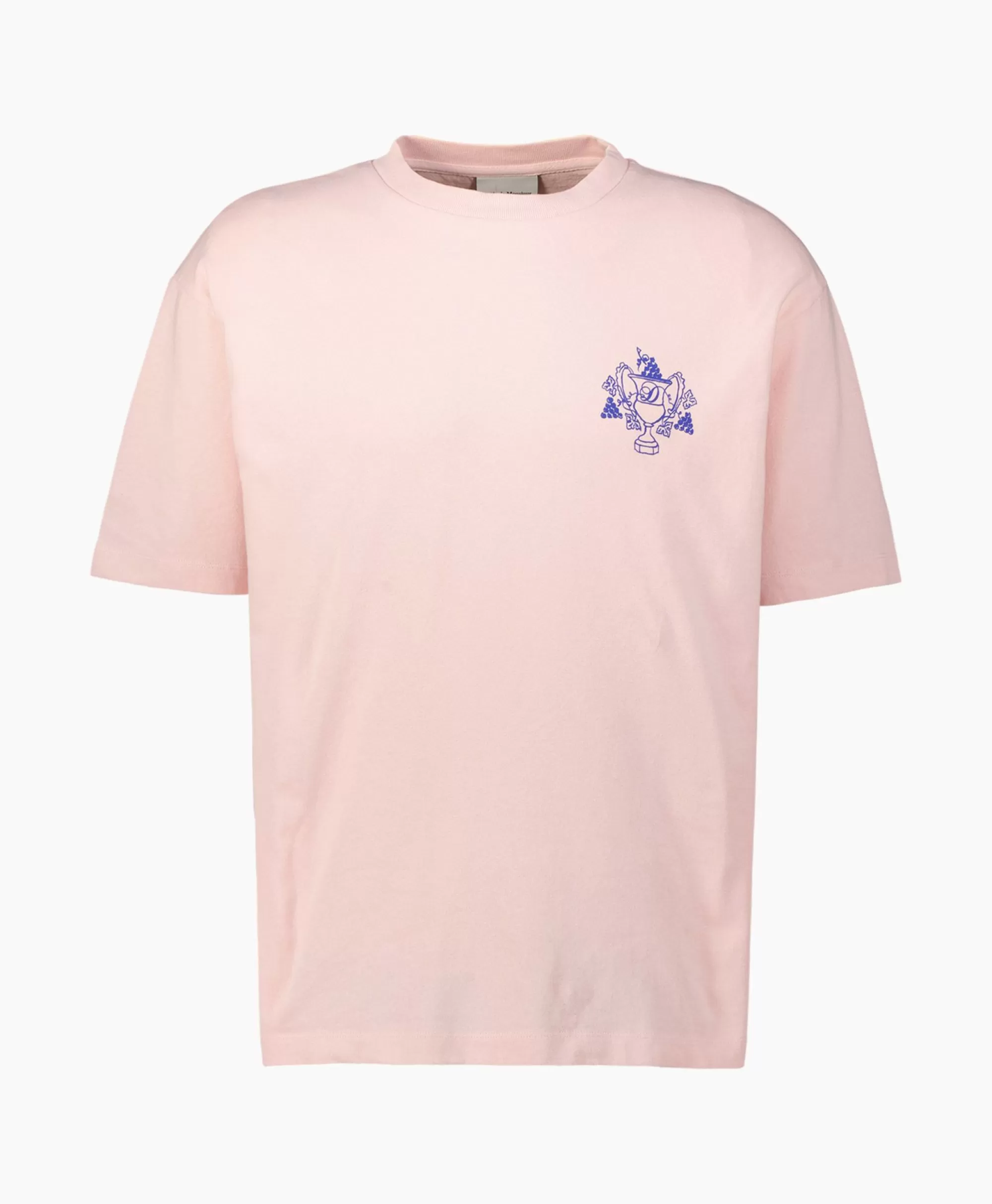 T-Shirts*Drole De Monsieur T-Shirt Korte Mouw Blason Rose