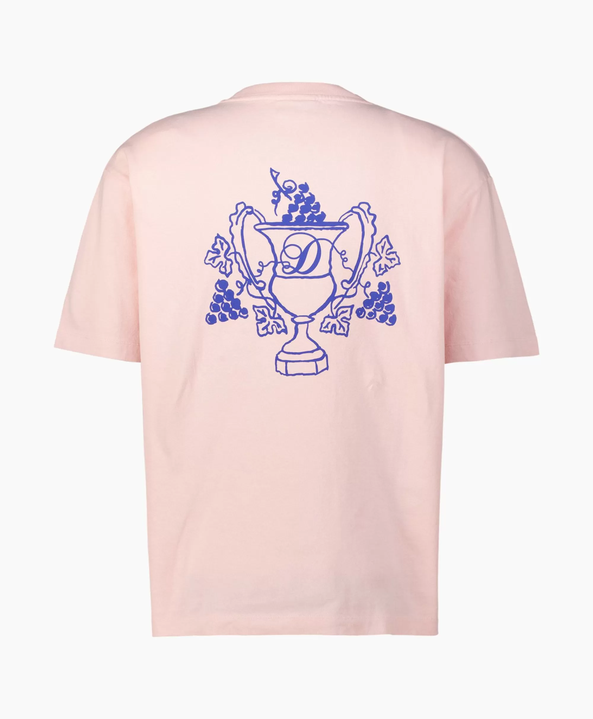 T-Shirts*Drole De Monsieur T-Shirt Korte Mouw Blason Rose