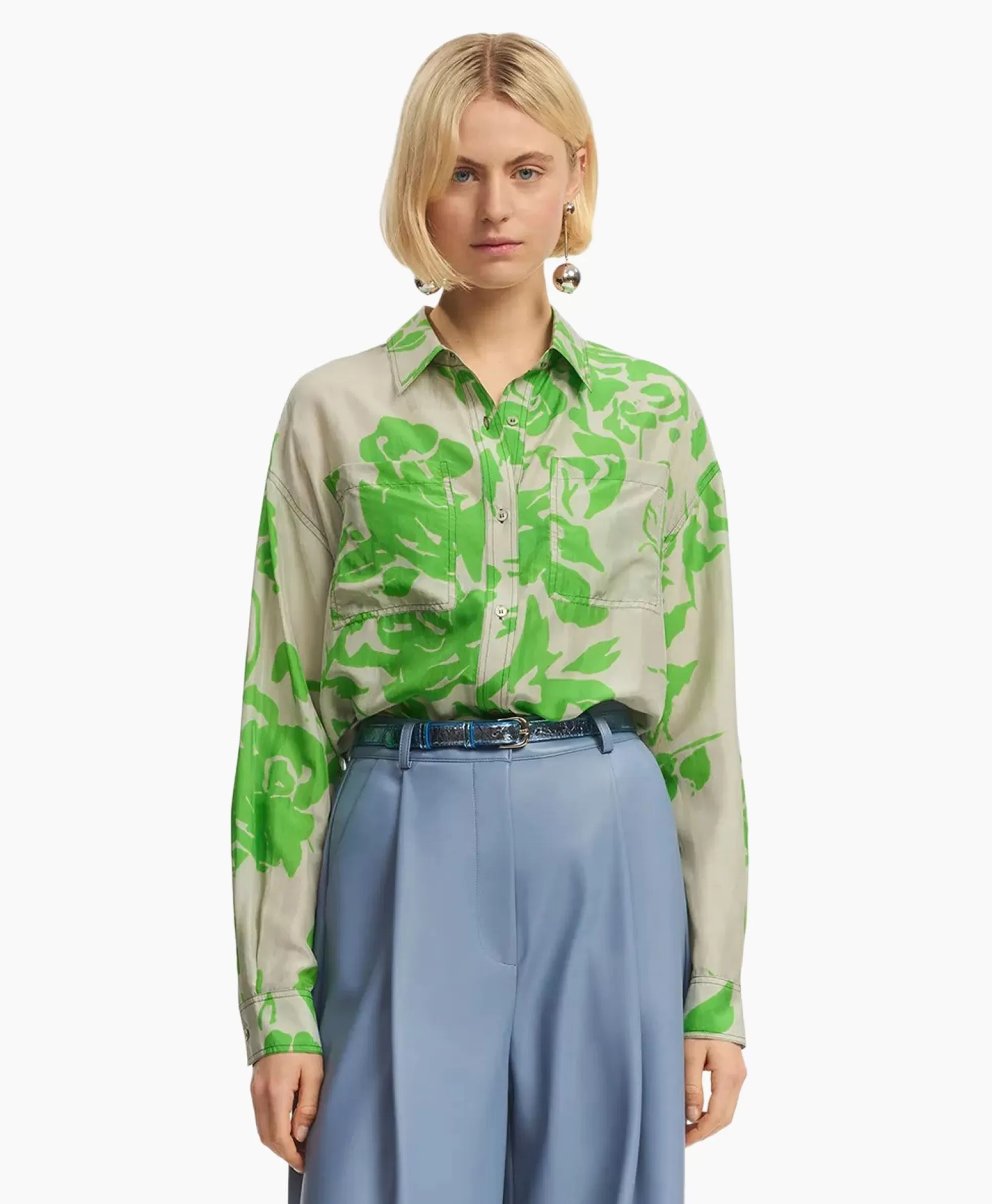 Blouses*Essentiel Antwerp Blouse Forgetmenot Groen