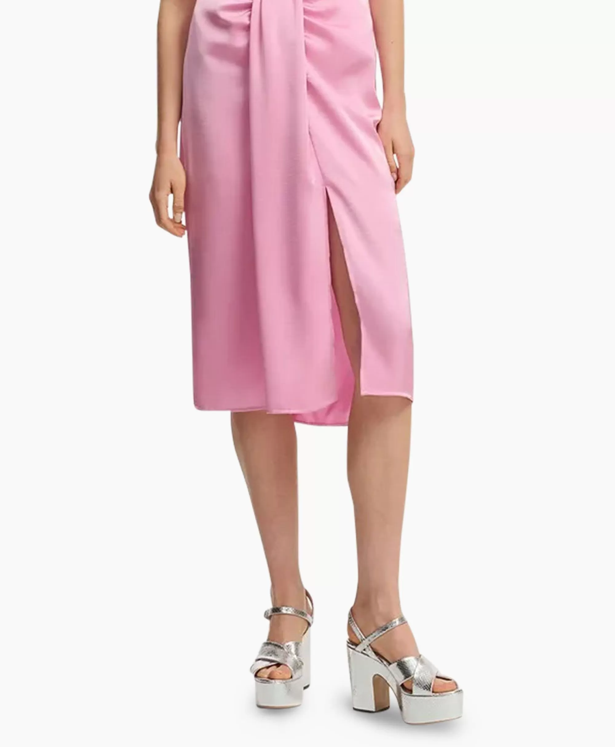 Rokken*Essentiel Antwerp Midi Rok Fondue Pink