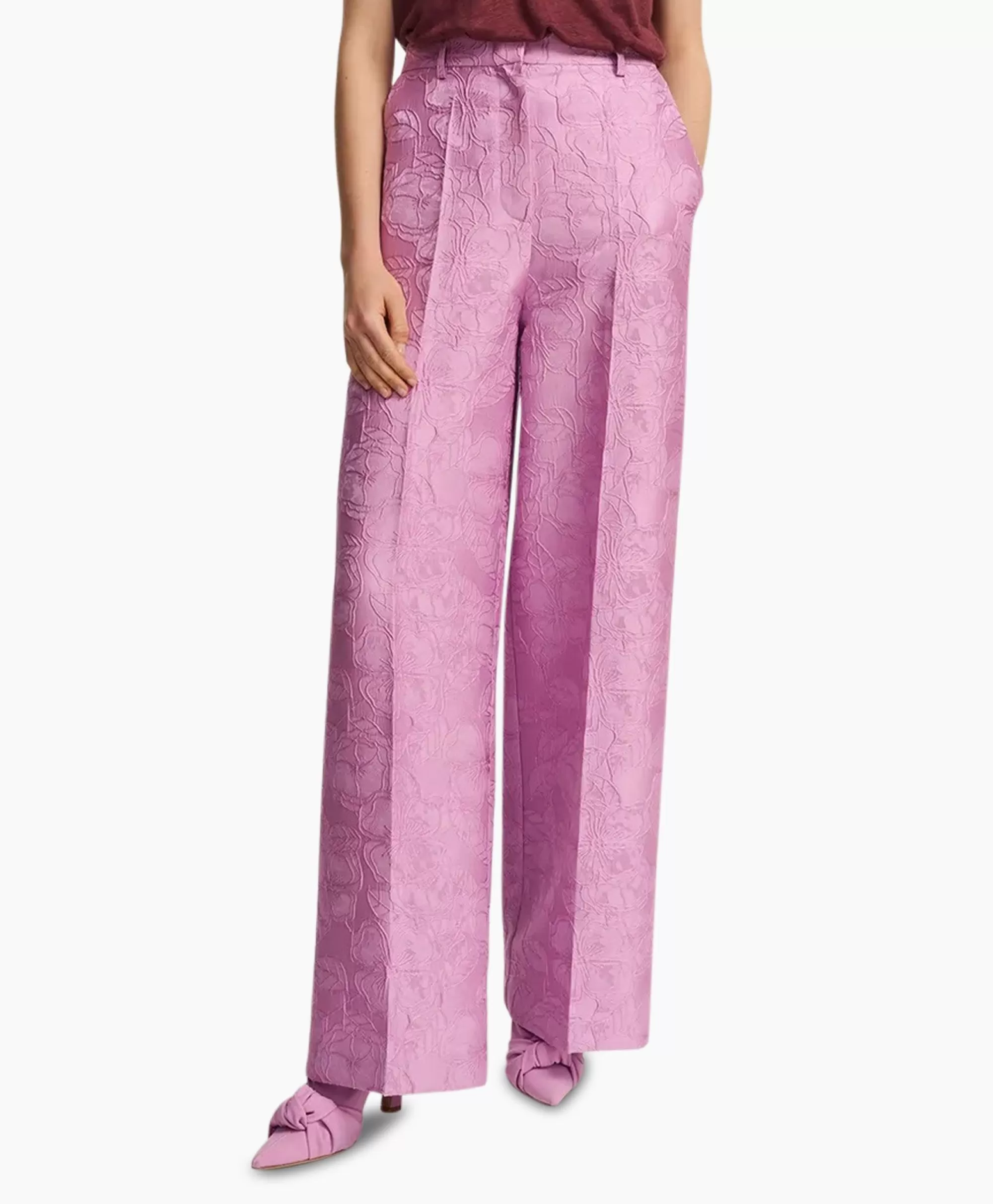 Broeken*Essentiel Antwerp Pantalon Fling Rose