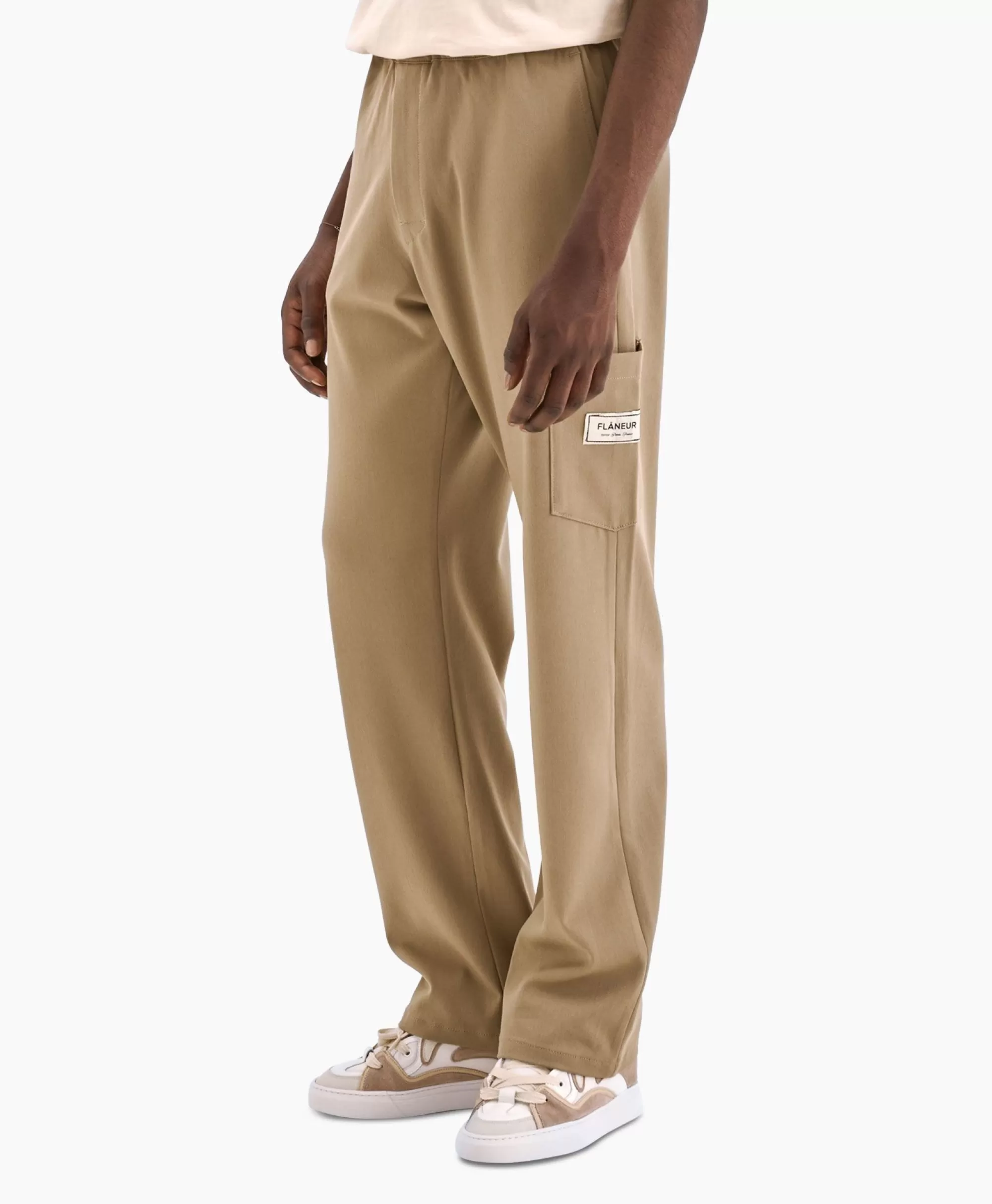 Broeken*Flâneur Flaneur Broek Atelier Tailored Trousers Beige