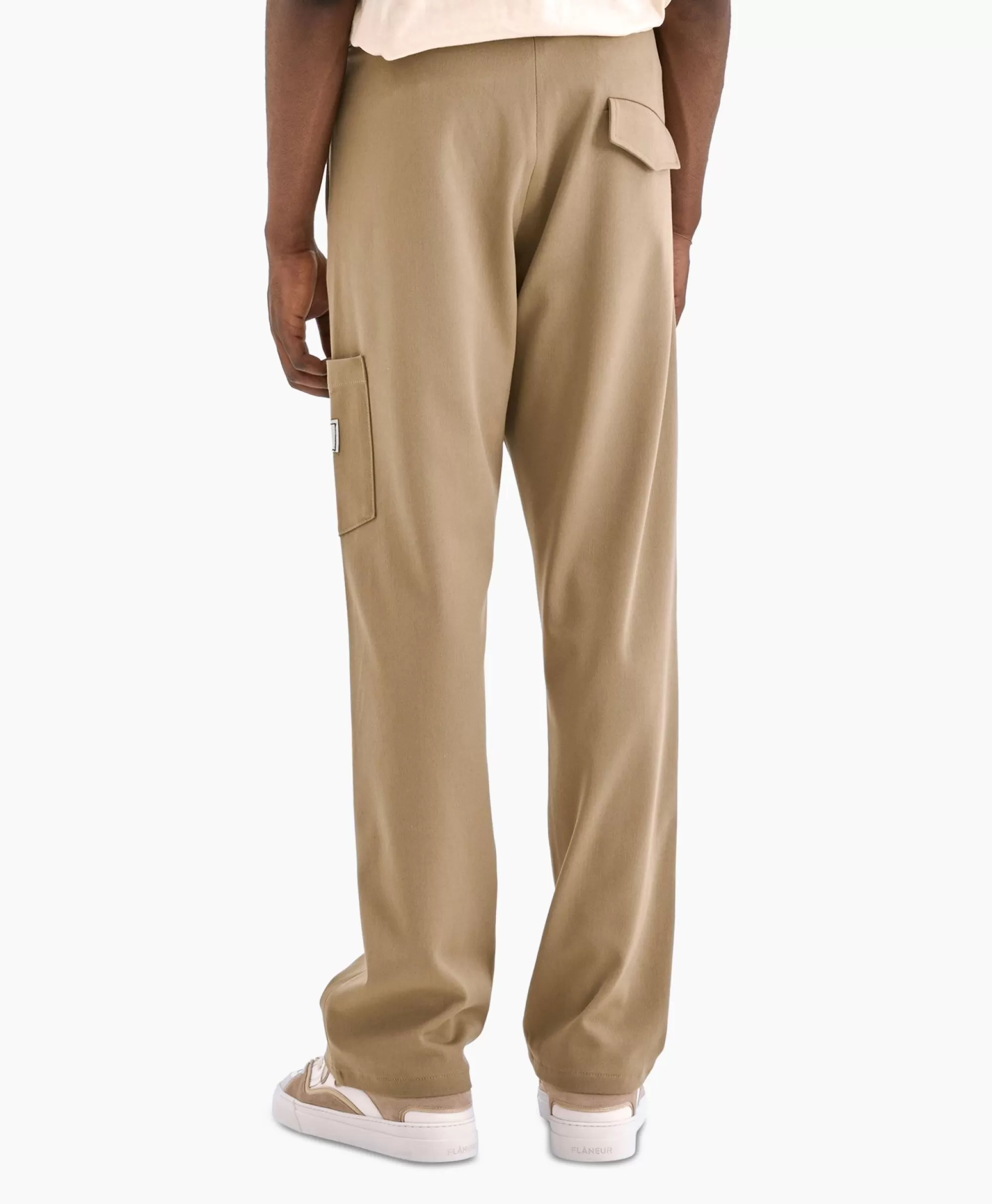 Broeken*Flâneur Flaneur Broek Atelier Tailored Trousers Beige