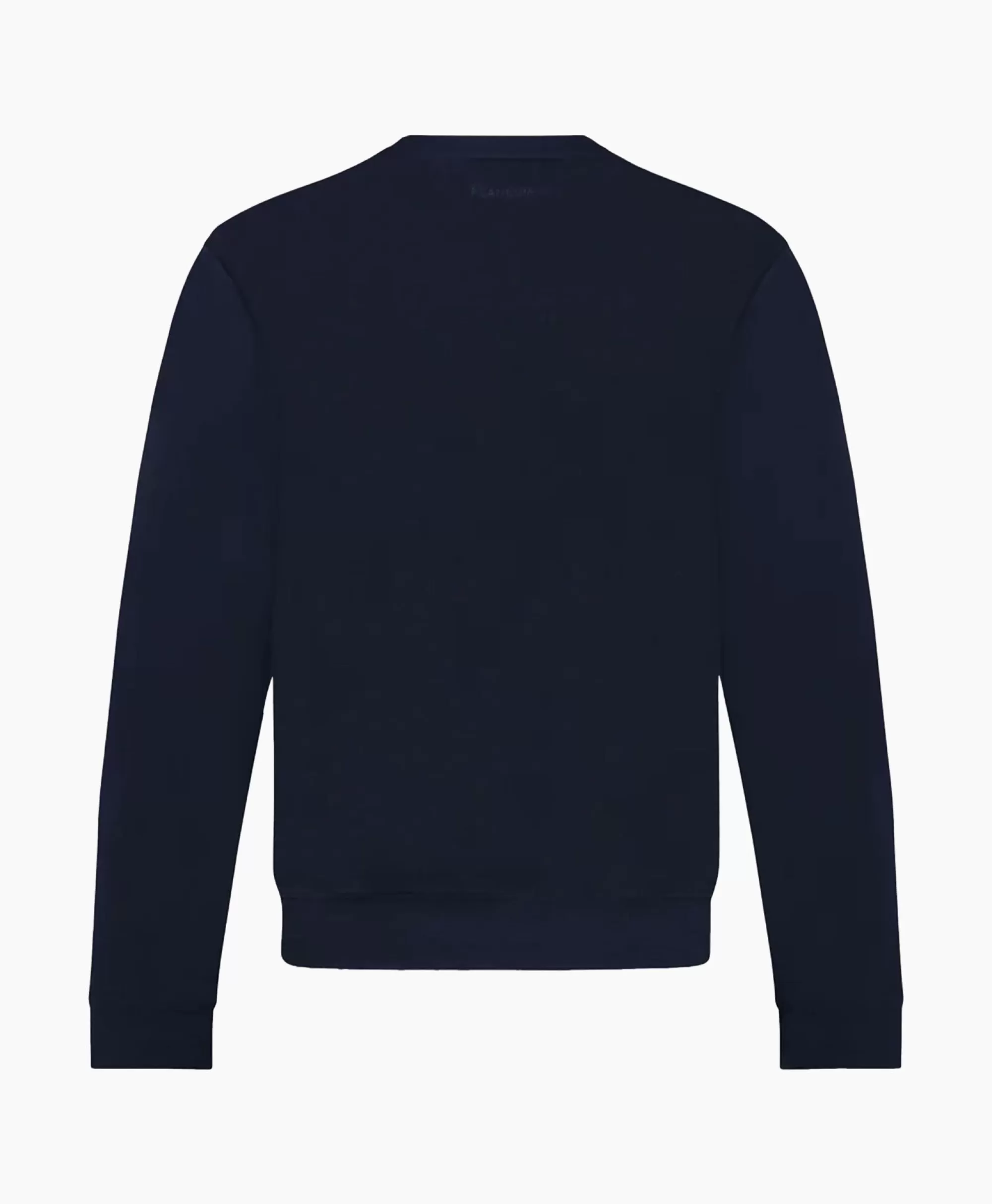 Truien*Flâneur Flaneur Sweater Signature Donker Blauw