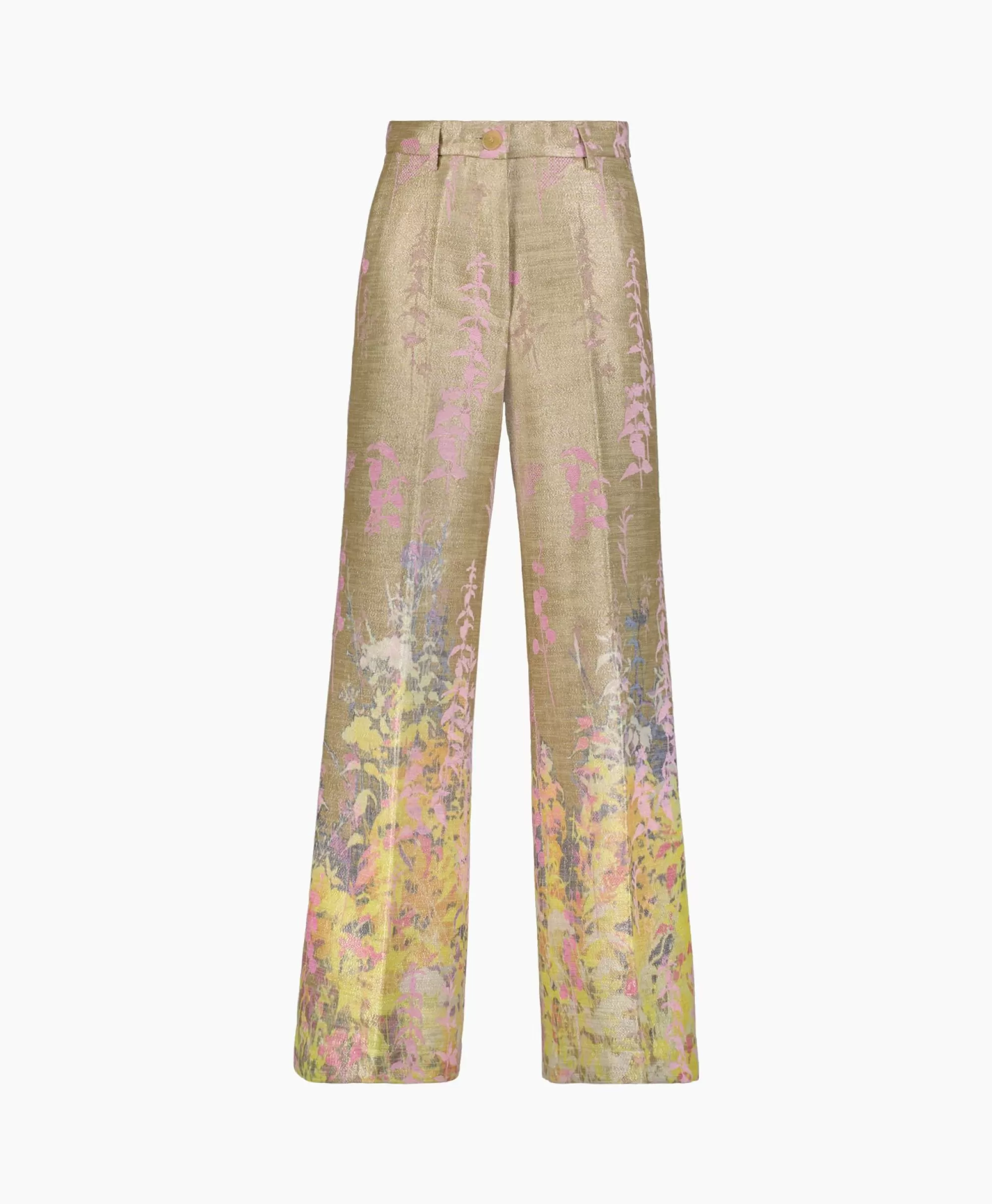 Broeken*Forte_forte Pantalon Heaven Jacquard Rose