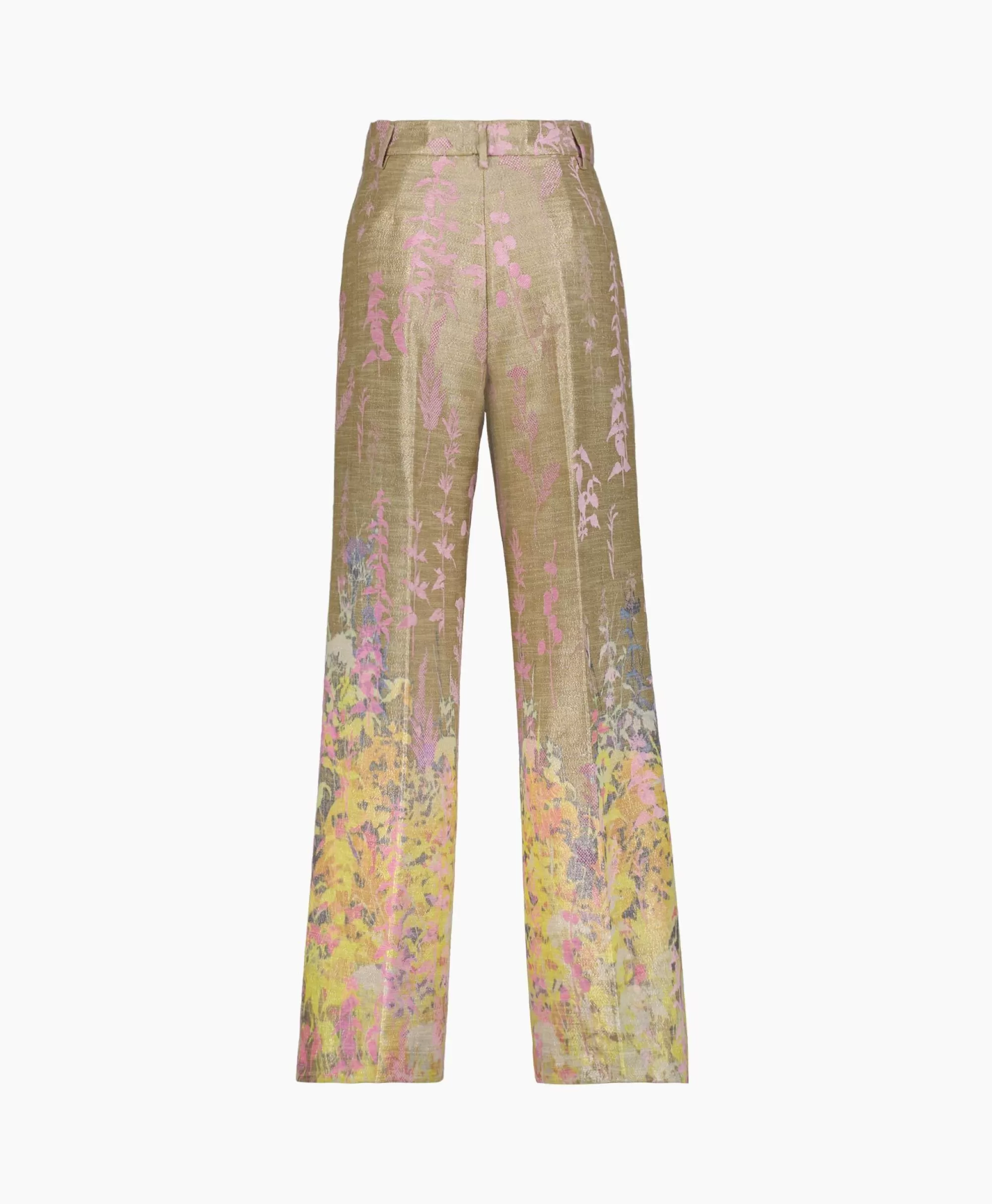 Broeken*Forte_forte Pantalon Heaven Jacquard Rose