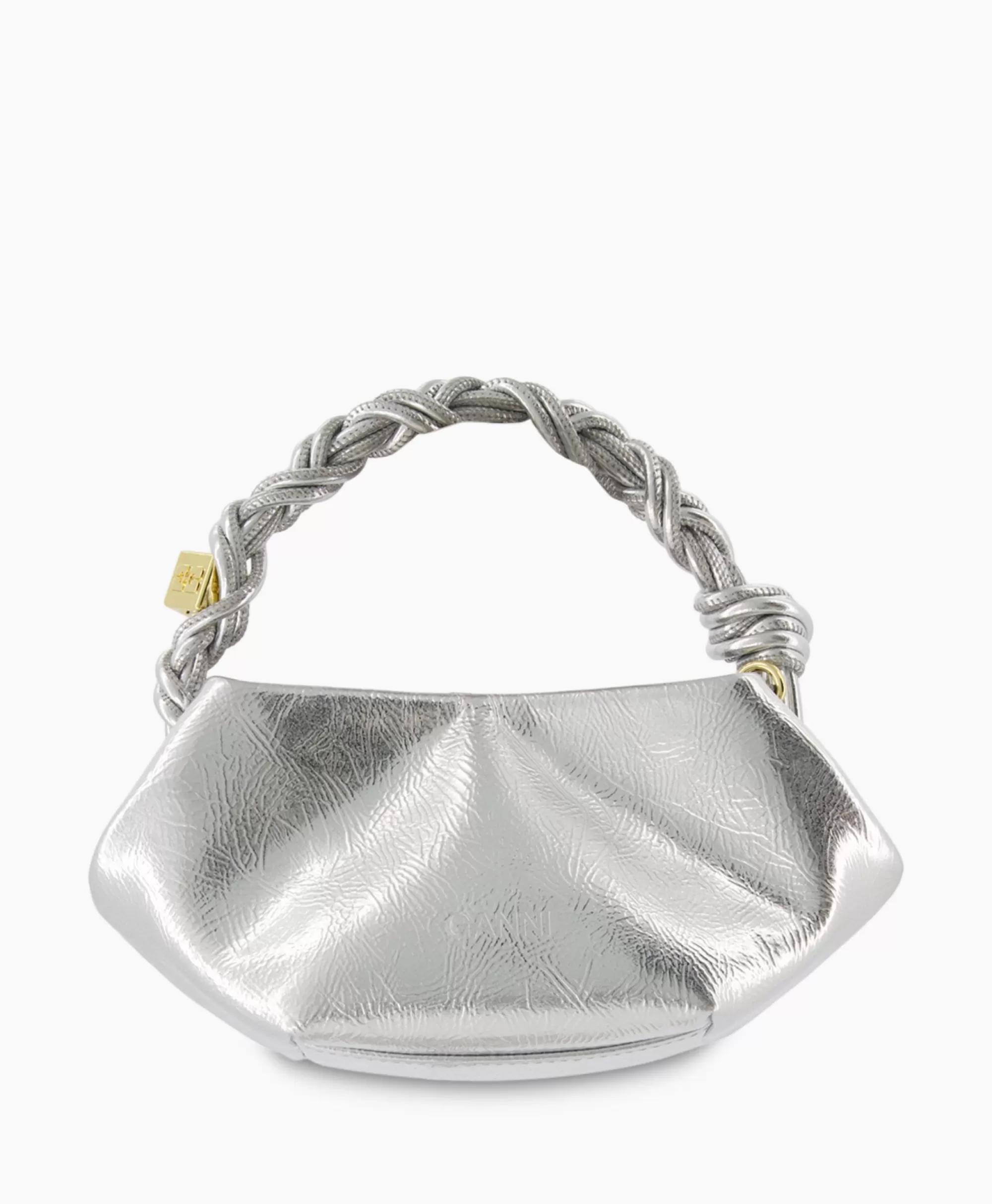 Tassen*Ganni Schouder / Hand Tas Bou Mini Zilver