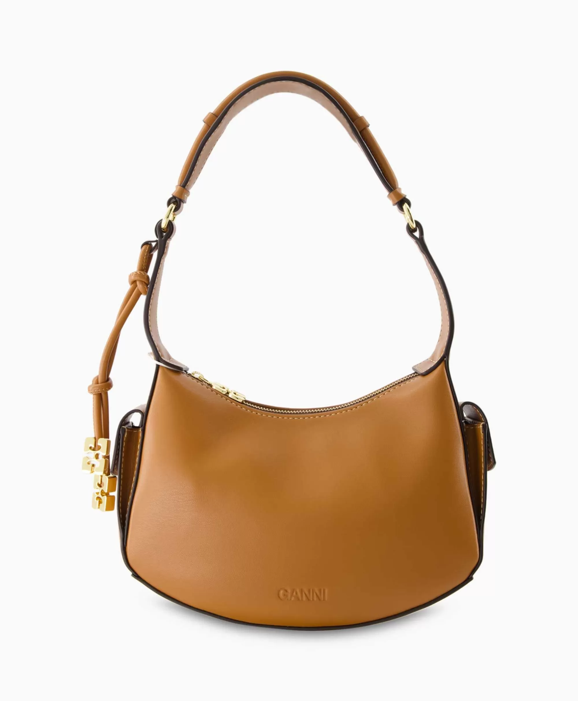 Tassen*Ganni Schouder / Hand Tas Shoulder Cognac