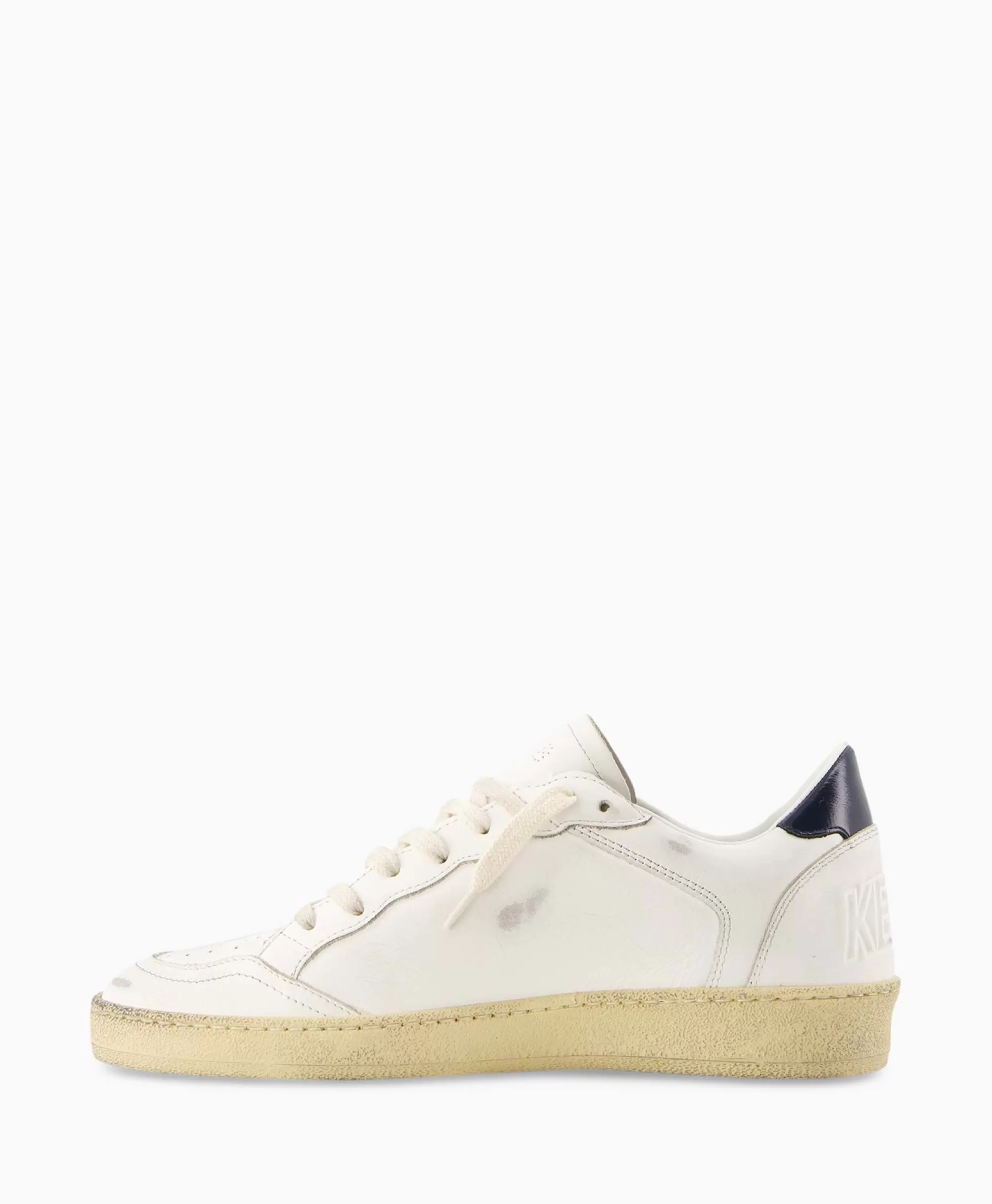 Sneakers*Golden Goose Sneaker Ballstar Leather Upper Suede Star Shiny Le Off White