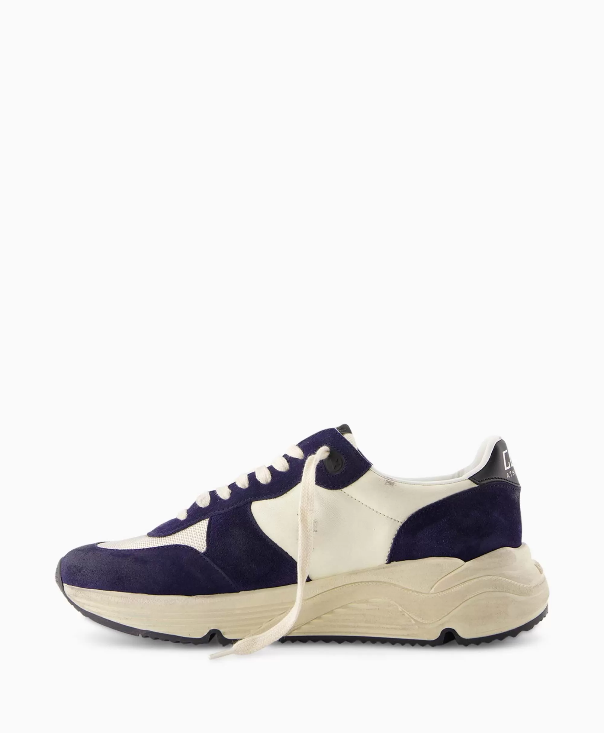 Sneakers*Golden Goose Sneaker Running Sole Nappa Upper Leather Star Andzwart