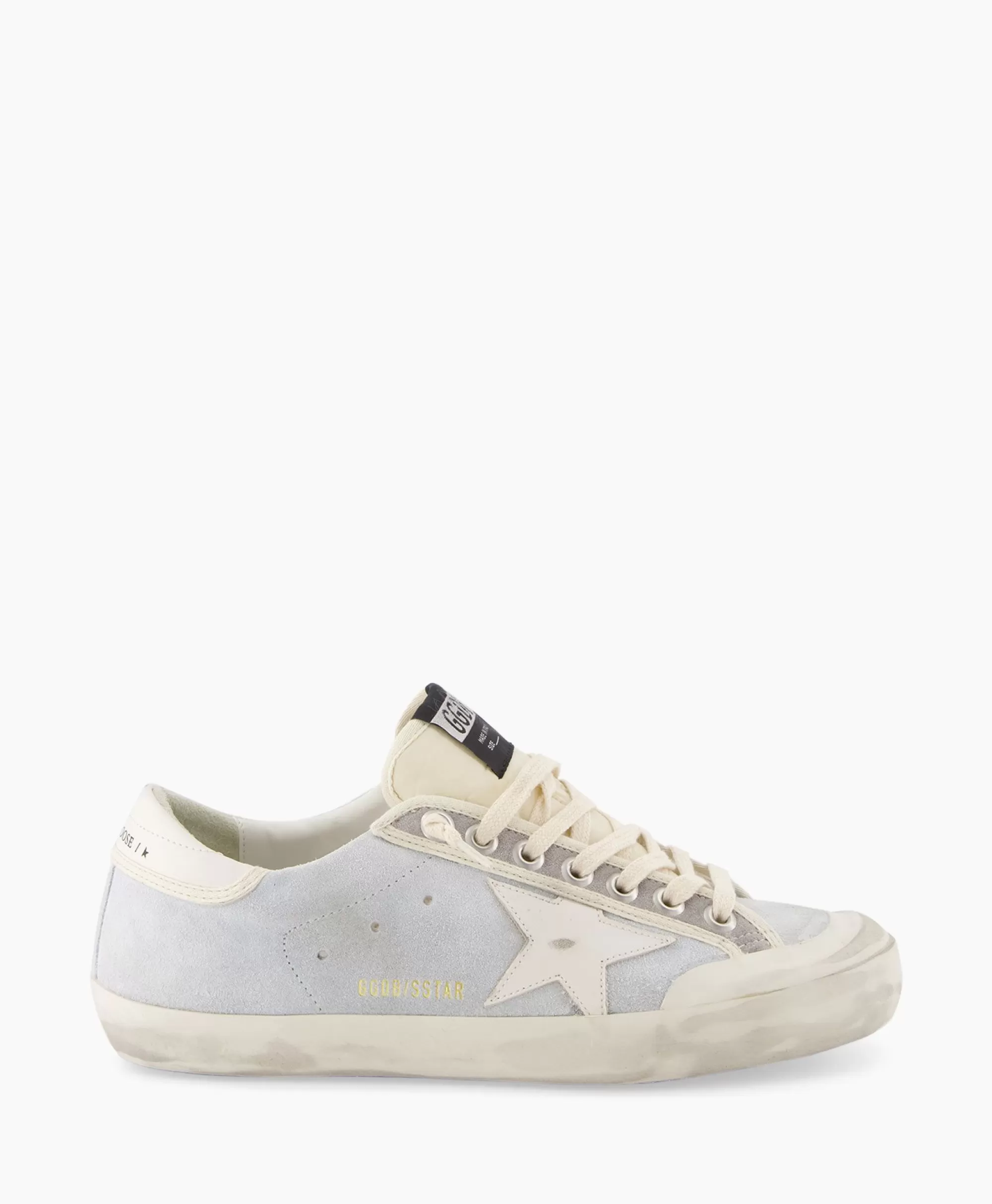 Sneakers*Golden Goose Sneaker Super Star Suede Licht Grijs