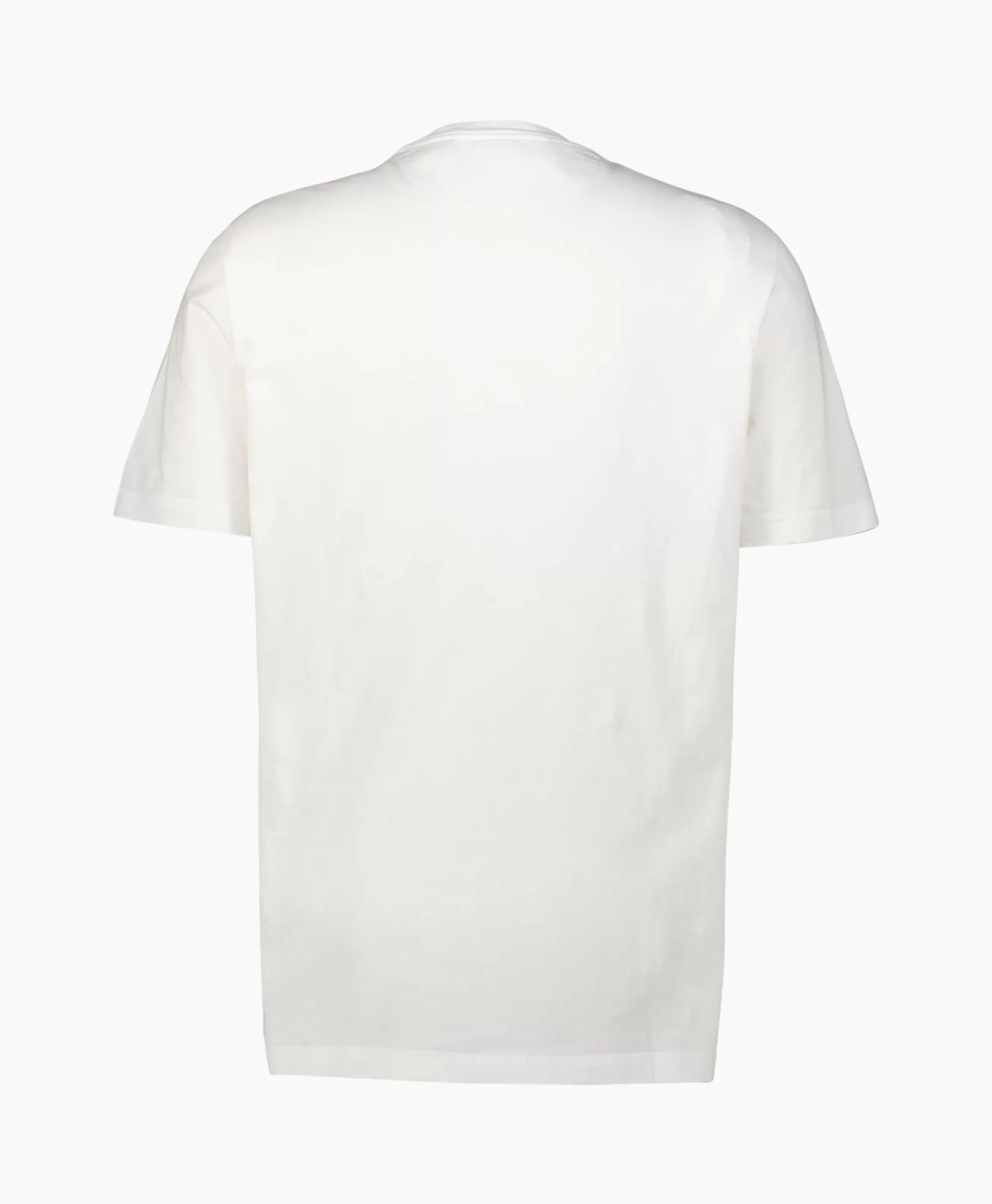 T-Shirts*Golden Goose T-Shirt Korte Mouw Golden M'S Regular Distressed Off White