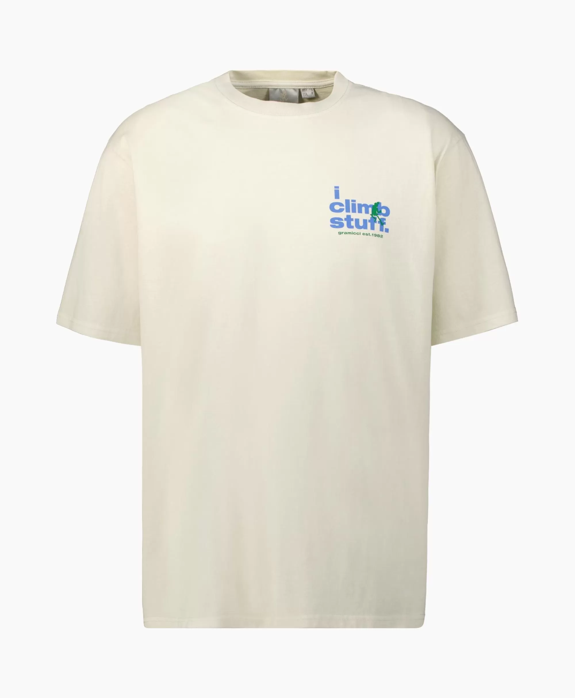 T-Shirts*Gramicci T-Shirt Korte Mouw Climb Stuff Beige