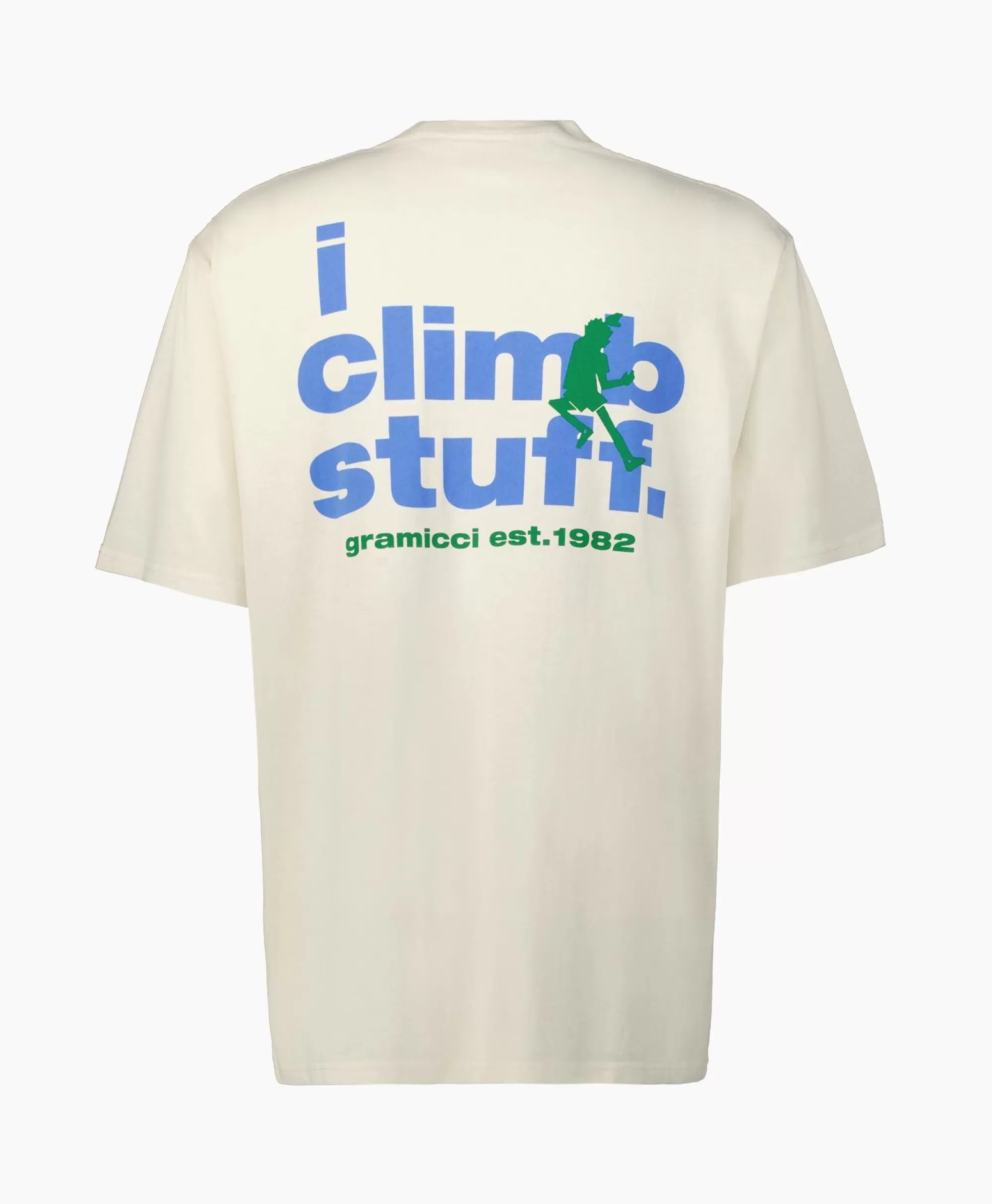 T-Shirts*Gramicci T-Shirt Korte Mouw Climb Stuff Beige