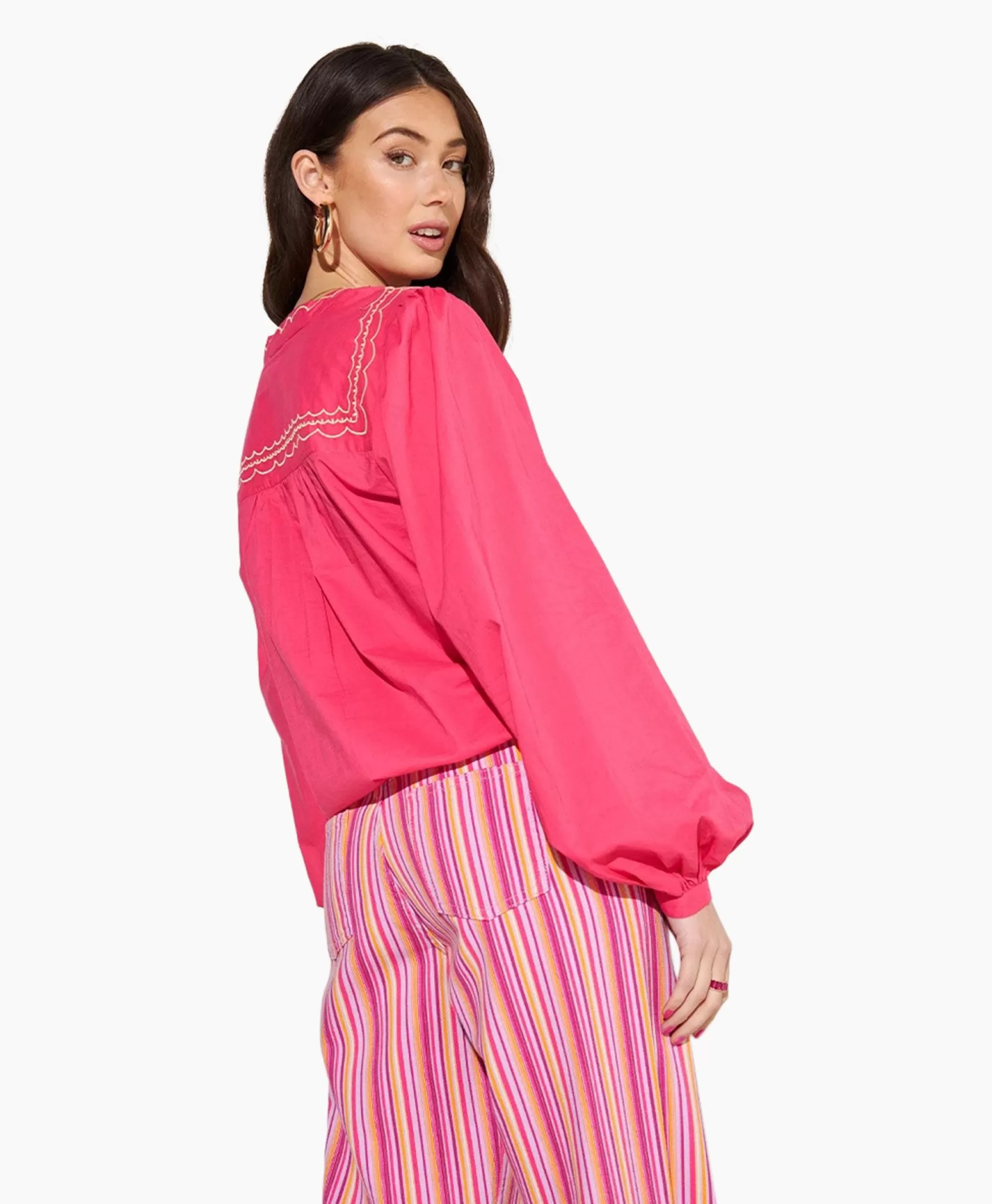 Blouses*Harper & Yve Harper & Yve Blouse Hailey-Ls Roze