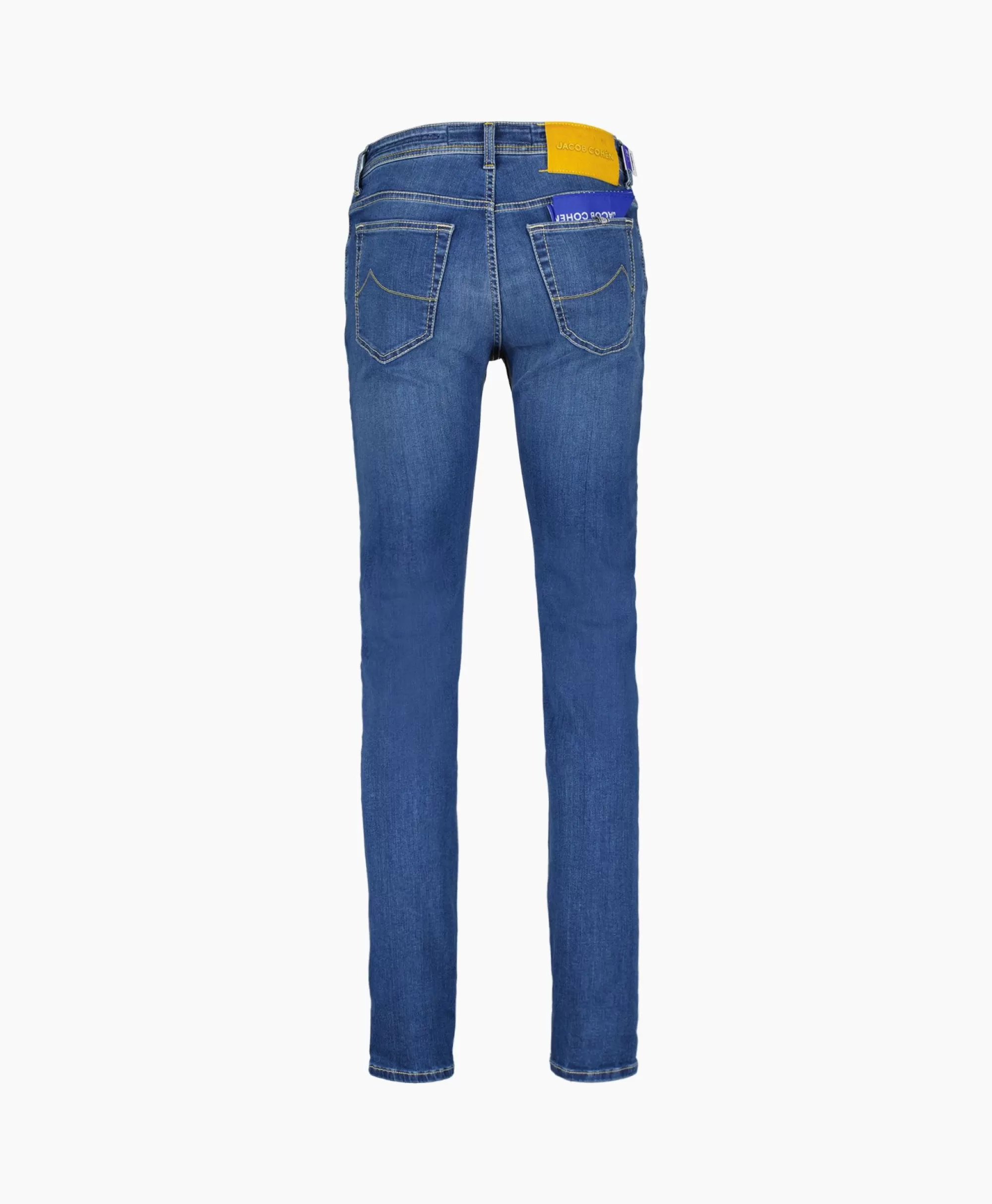 Broeken*Jacob Cohen Jeans Pant 5 Pkt Slim Fit Bard Blauw