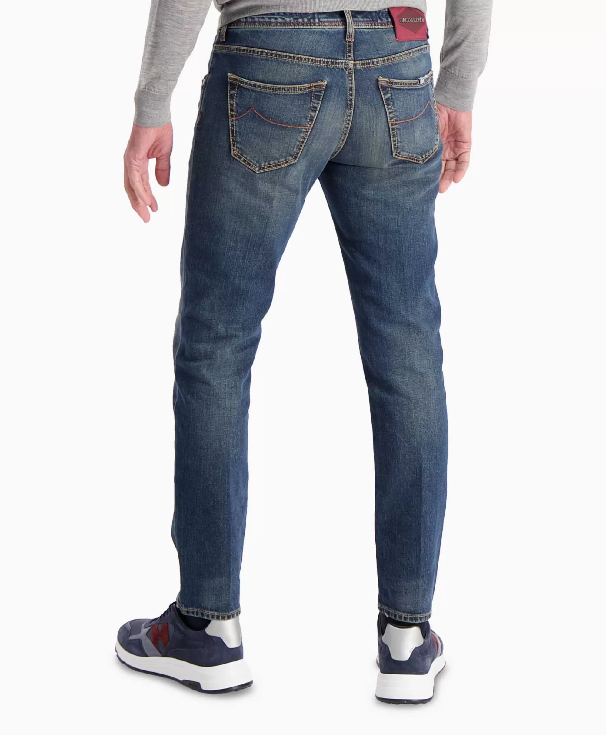 Broeken*Jacob Cohen Jeans 5-Pocket Scott Blauw