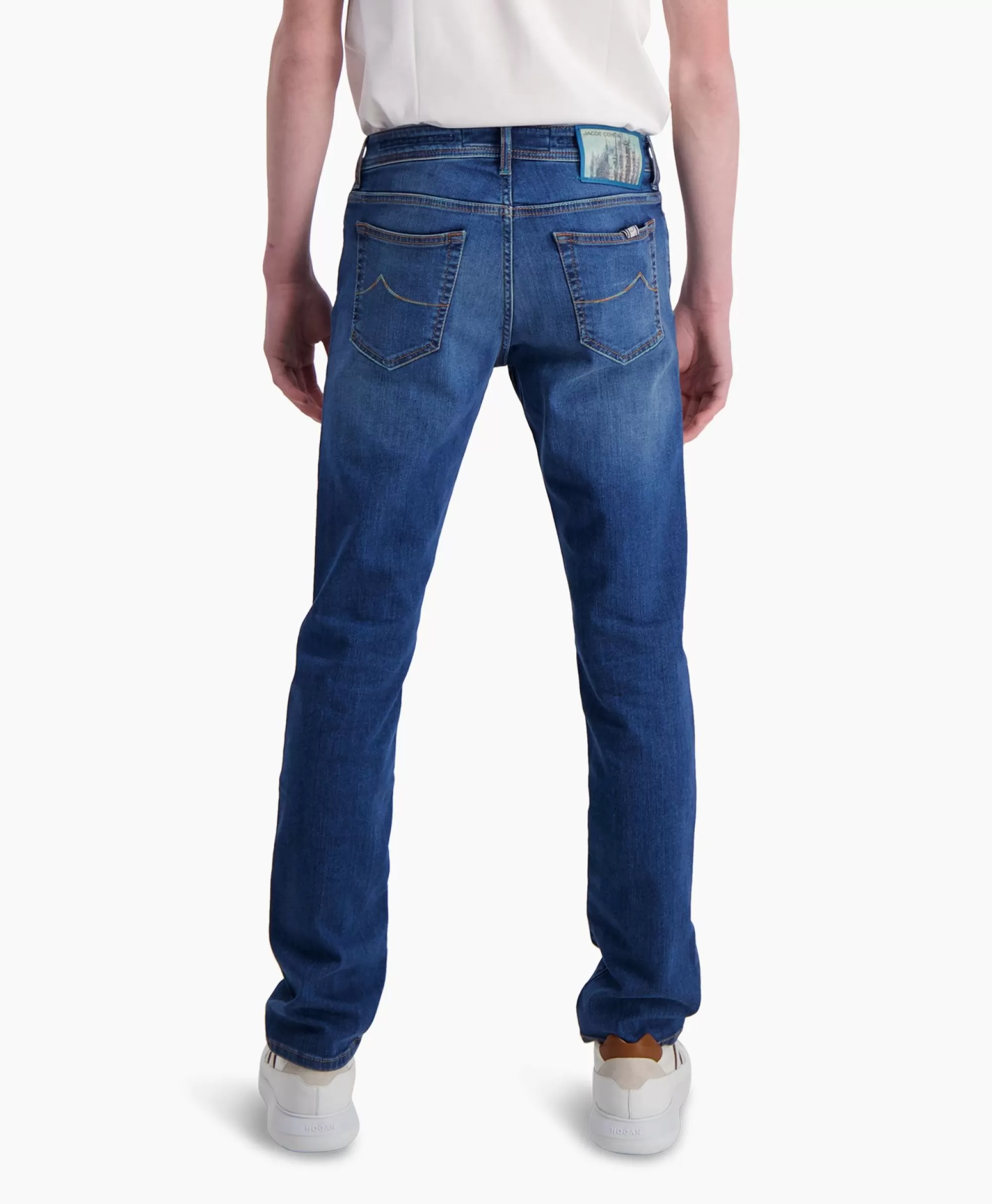 Broeken*Jacob Cohen Jeans Slim Fit Bard Blauw