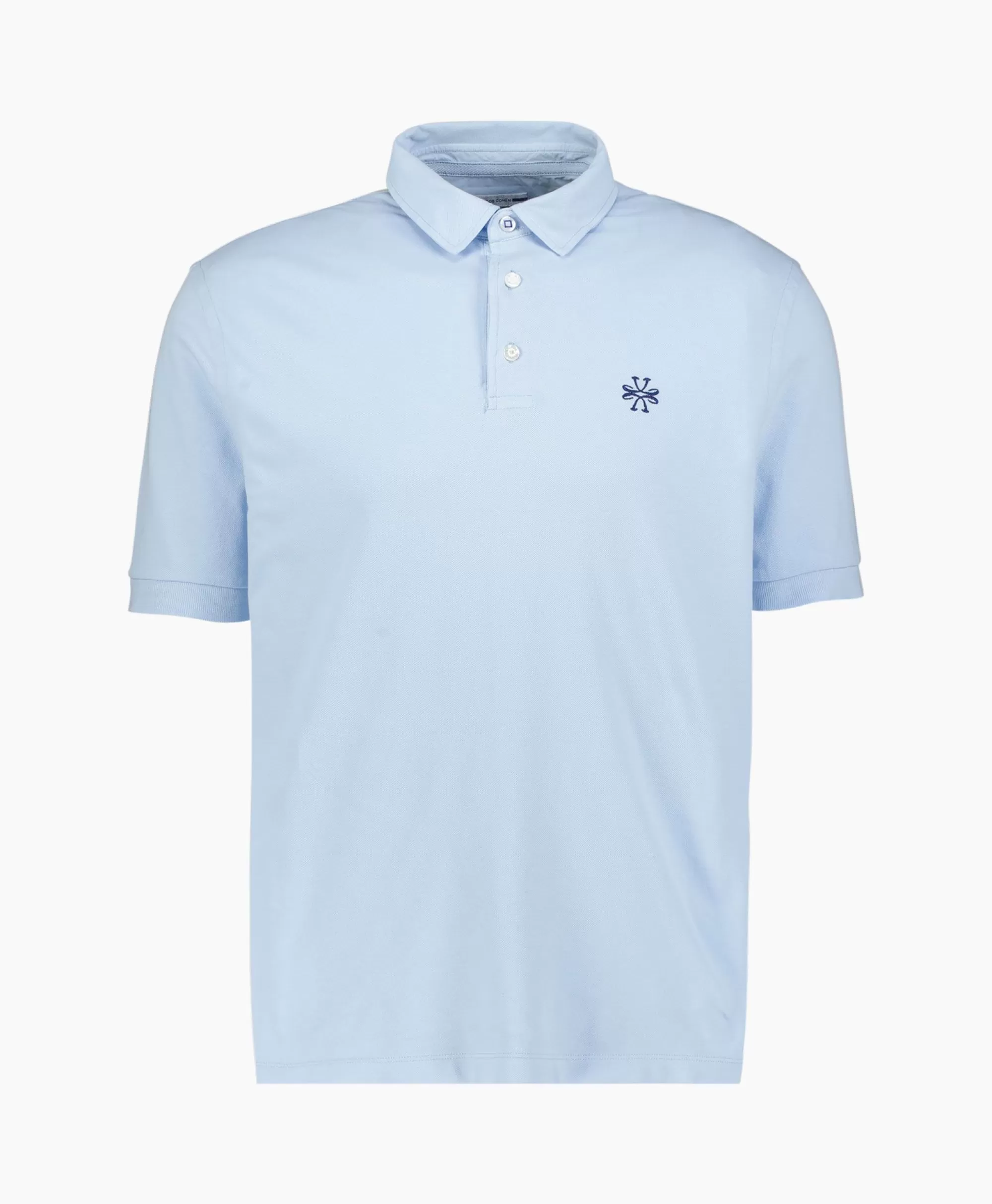 Polo'S*Jacob Cohen Polo M/C Dettagli Con Popeline Licht Blauw