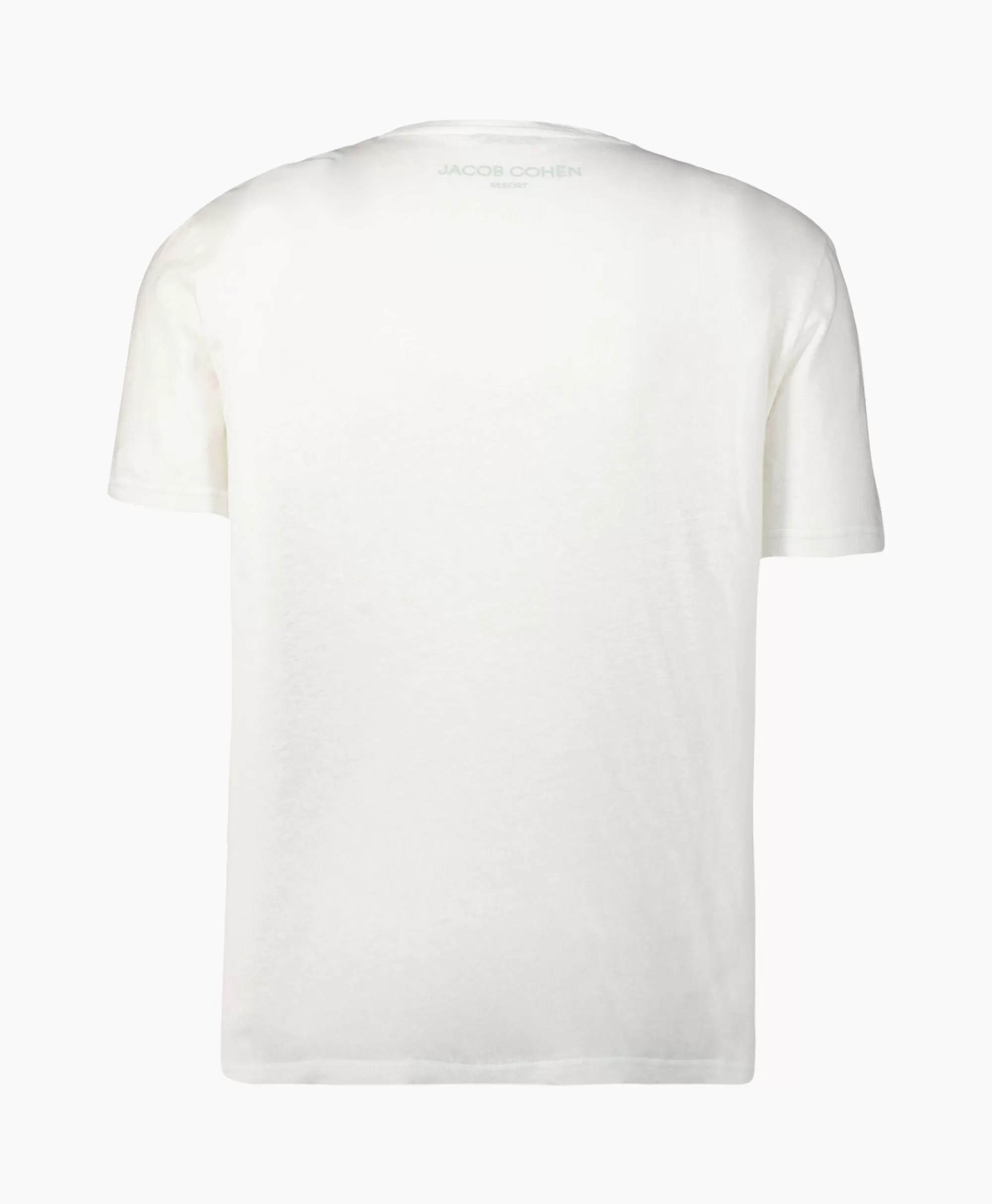 T-Shirts*Jacob Cohen T-Shirt Maglietta Girocollo Off White