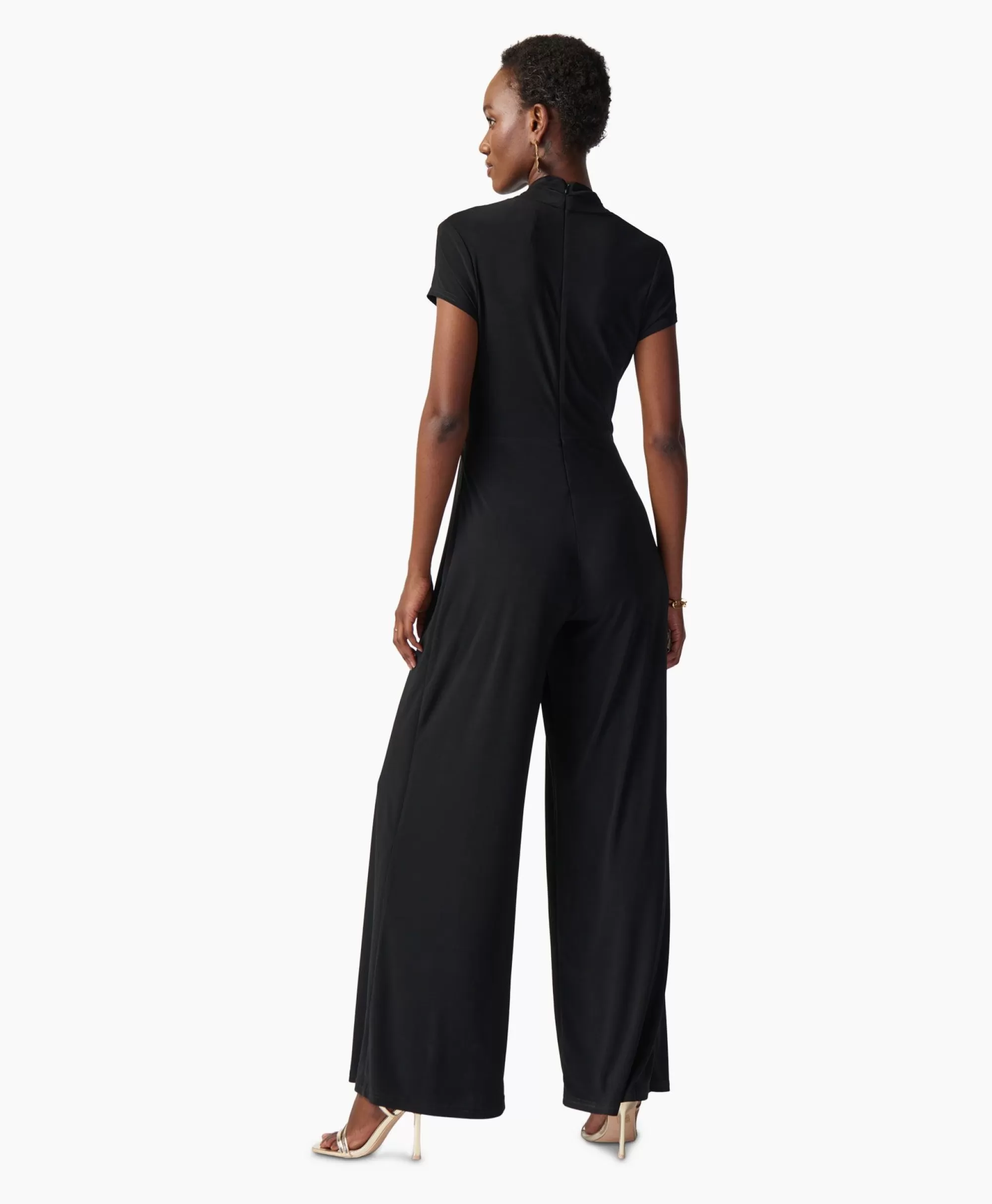 Jumpsuits*Joseph Ribkoff Jumpsuit Korte Mouwen Zwart