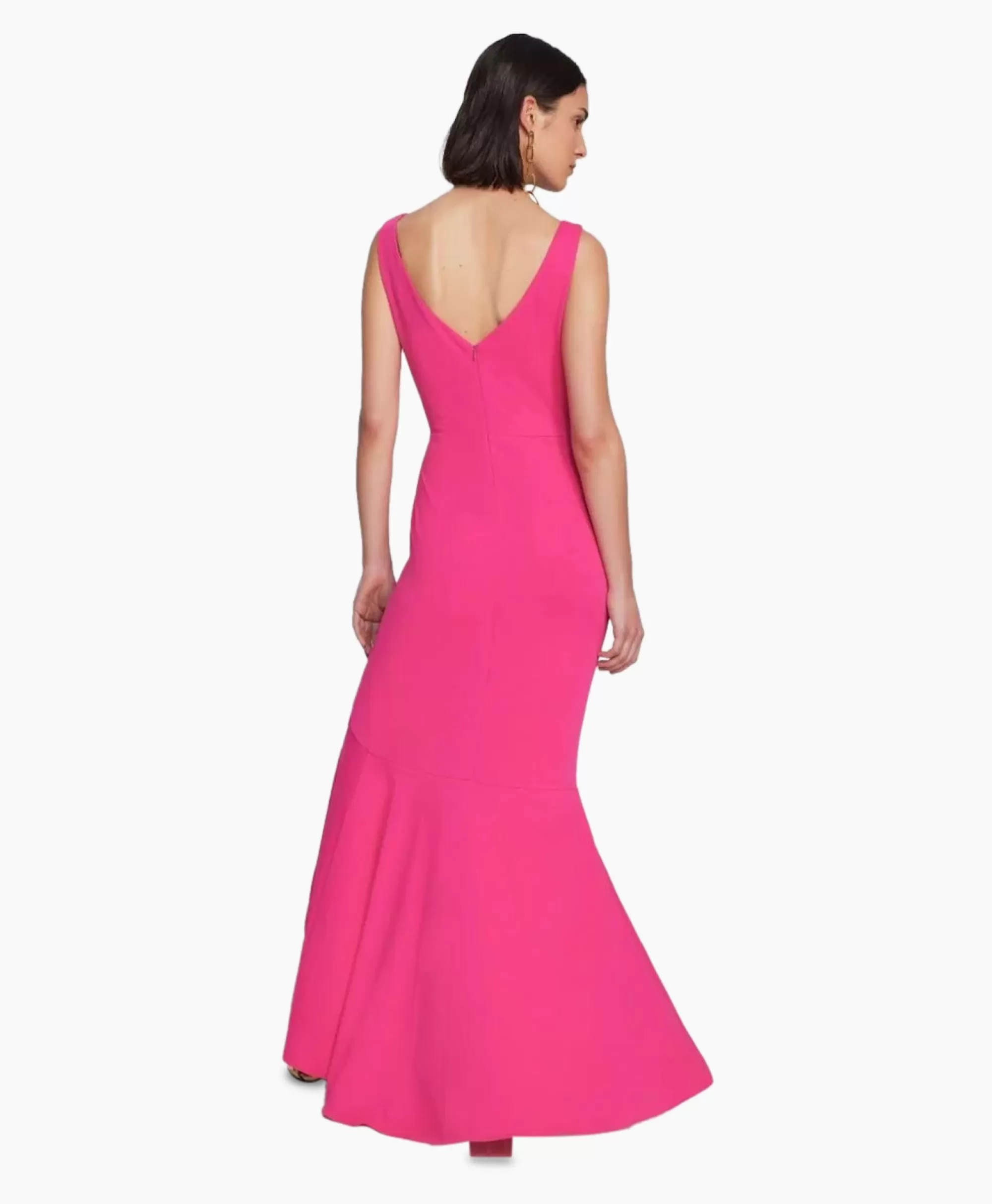 Jurken*Joseph Ribkoff Maxi Jurk Wikkel Rose