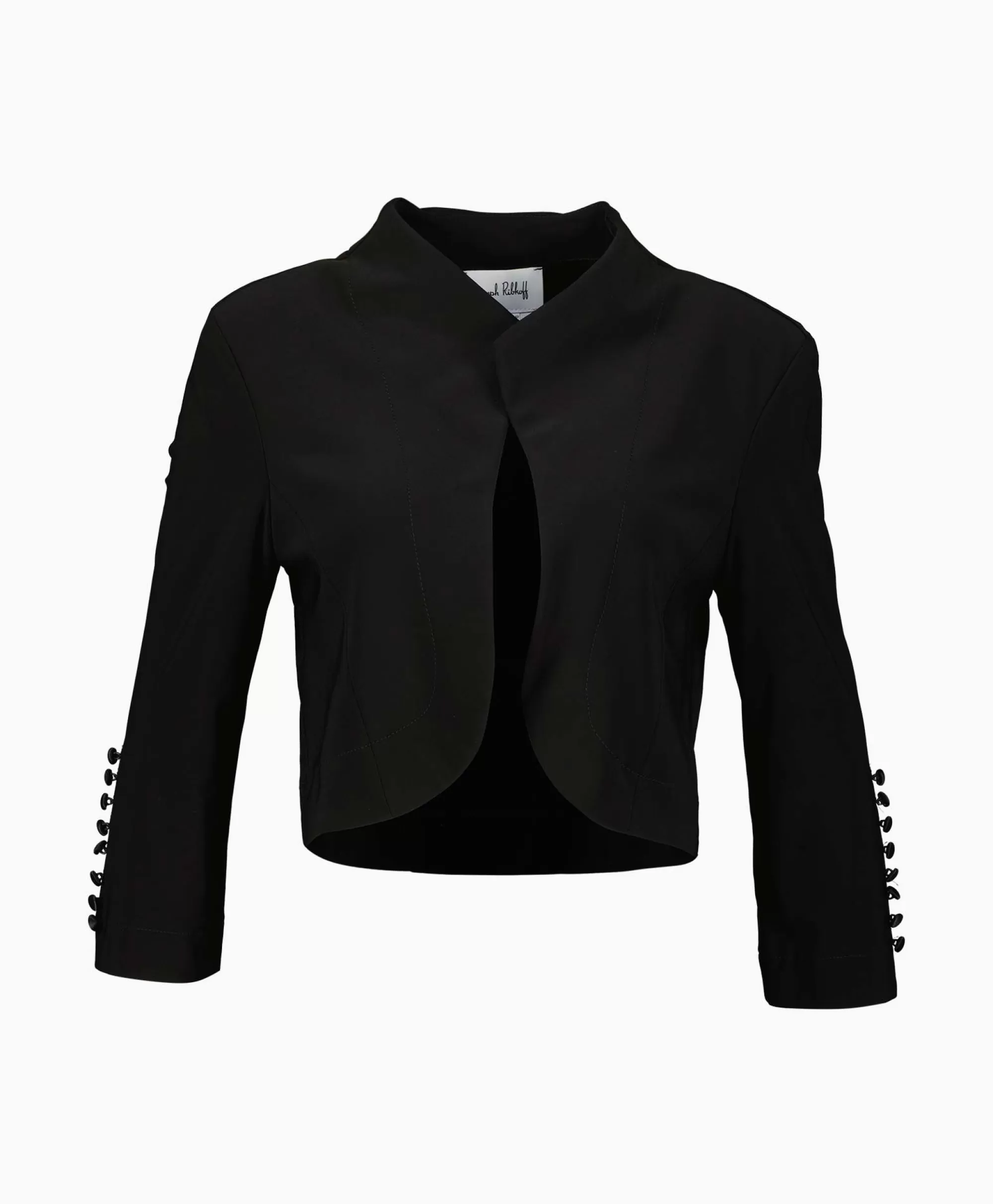 Blazers*Joseph Ribkoff Vest Bolero Zwart