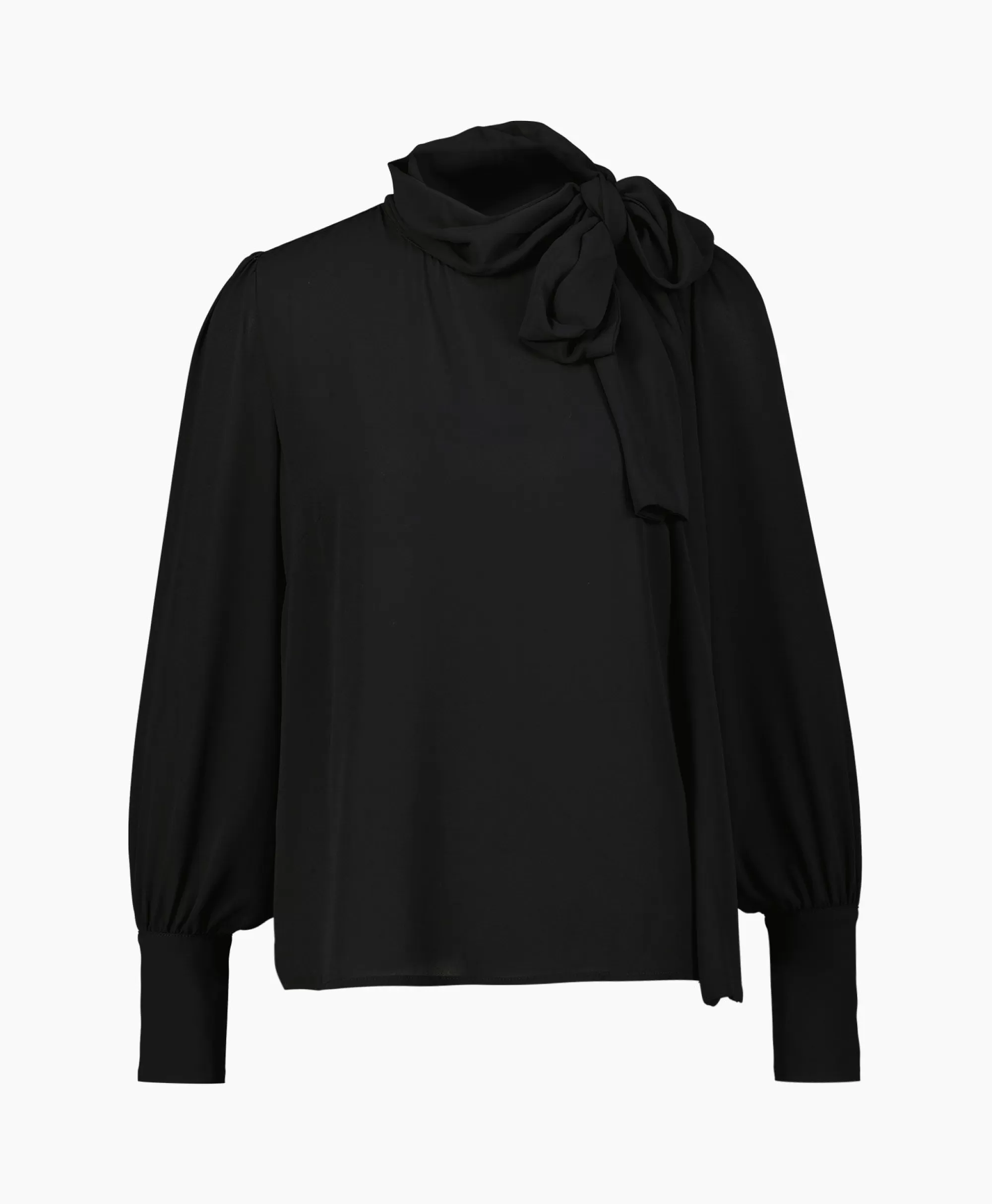 Blouses*Liu Jo Blouse Ecs Tunica C/Fiocco Zwart