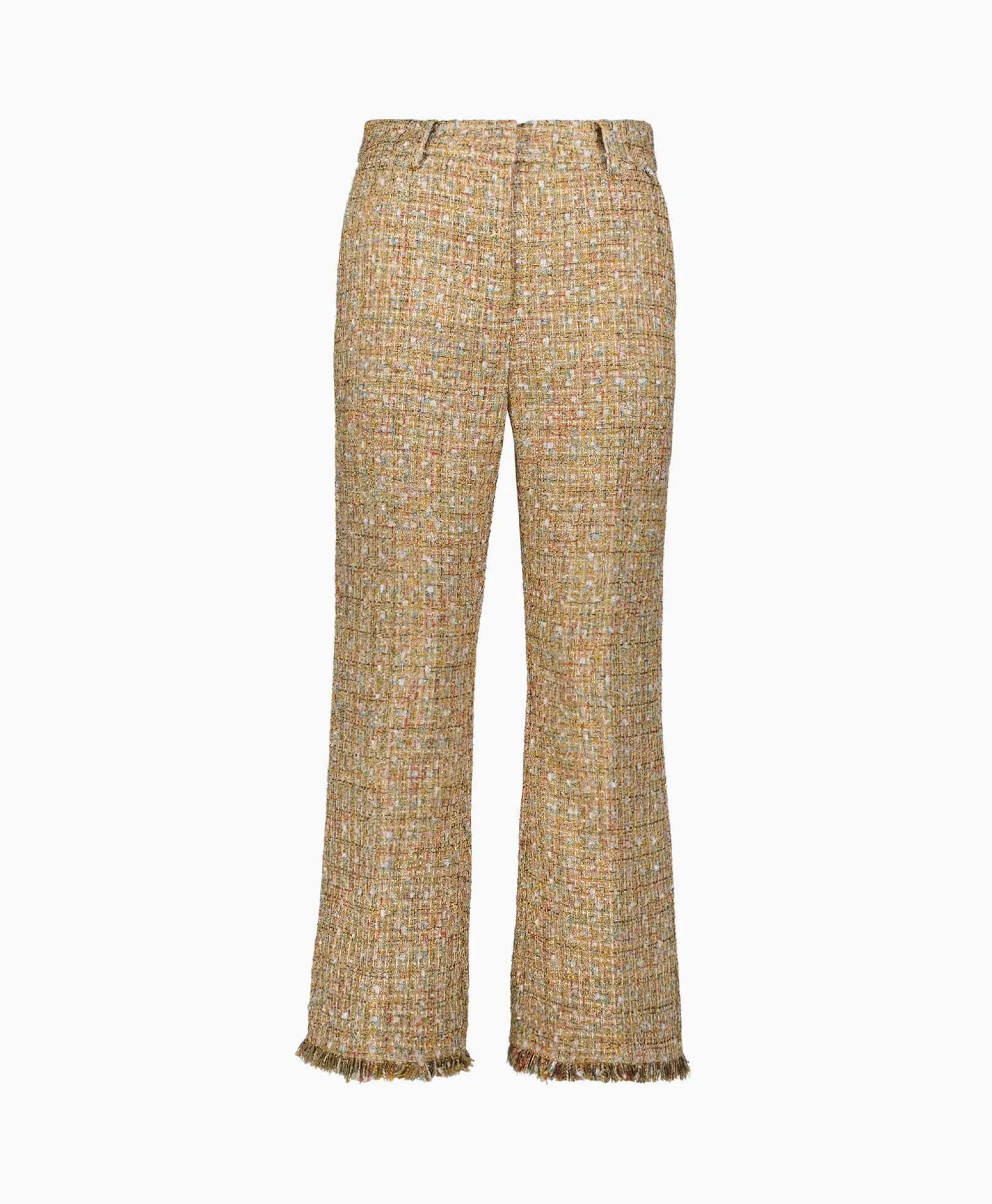 Broeken*Liu Jo Flared Broek Pant. Sfrangiato Beige