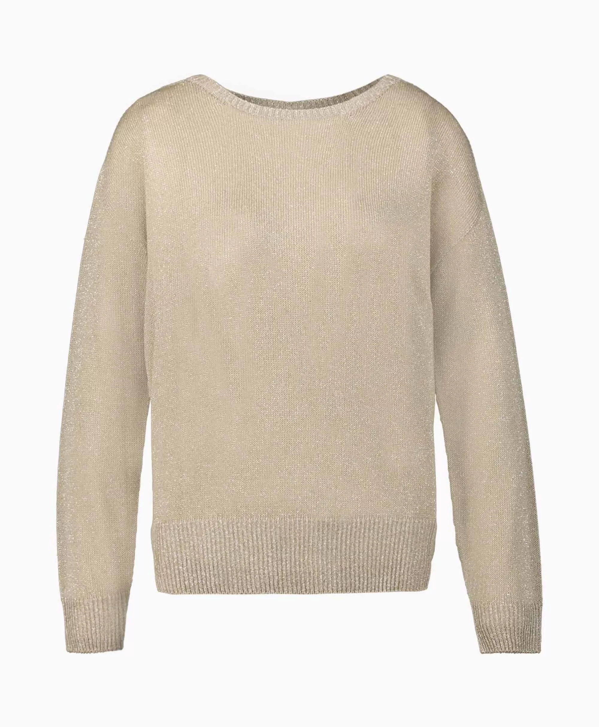 Truien*Liu Jo Pullover Maglia Chiusa M/L Goud