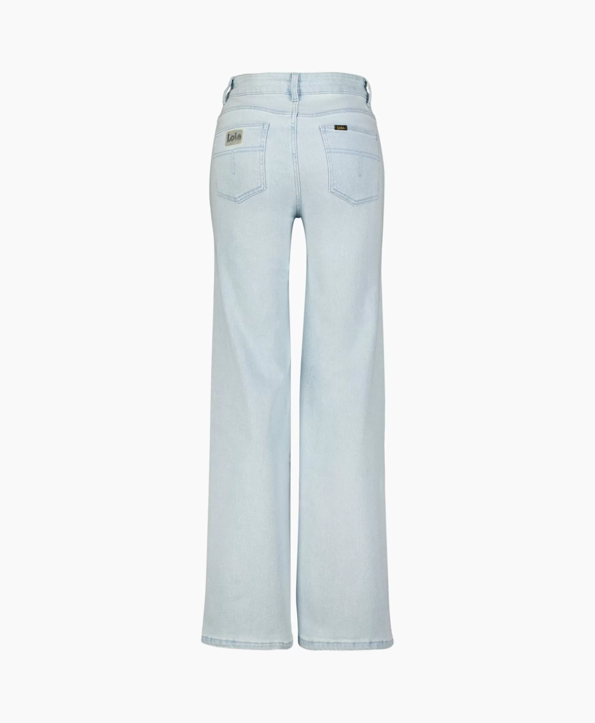 Broeken*Lois Jeans Palazzo Licht Blauw