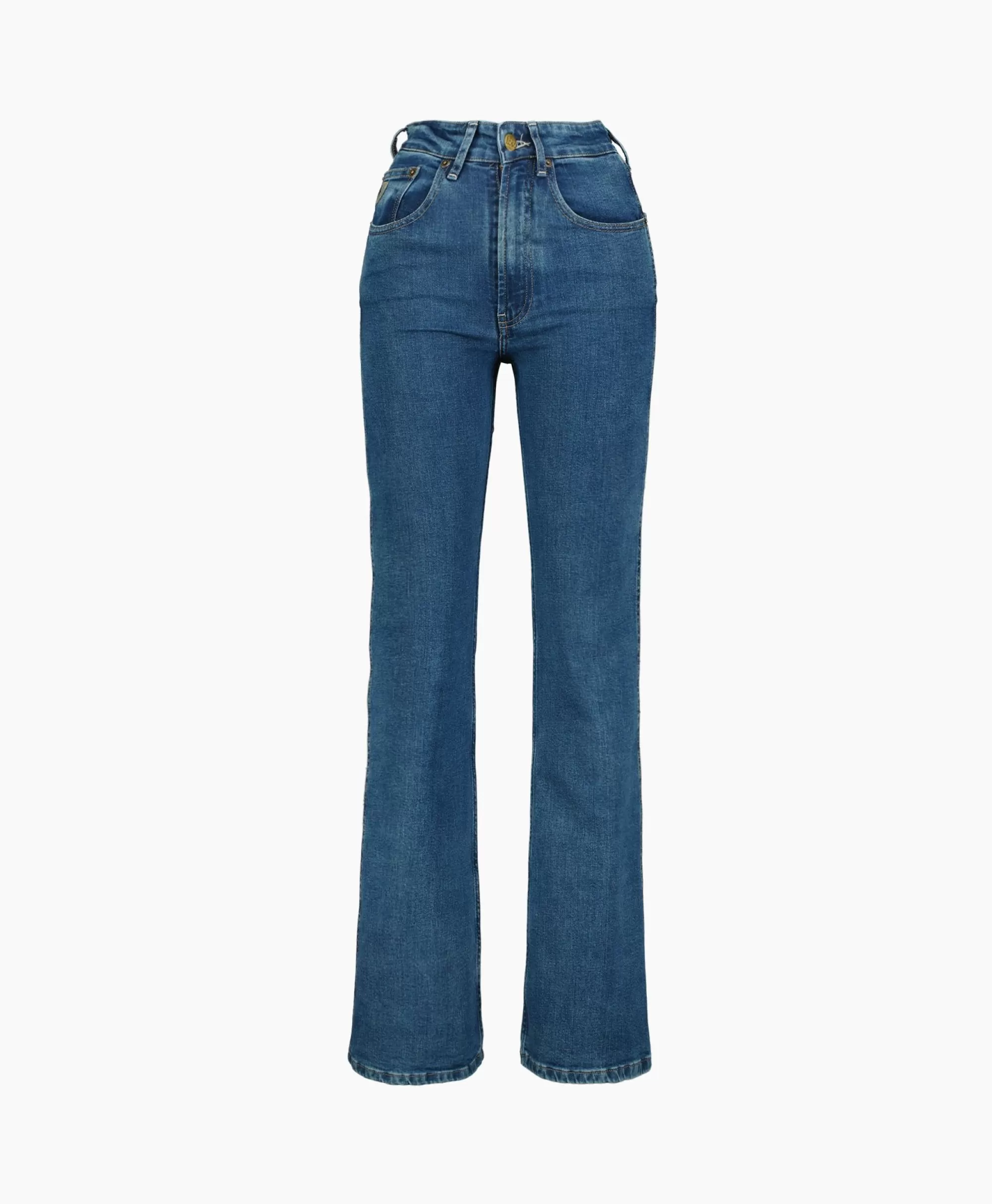 Broeken*Lois Jeans Riley Midden Blauw