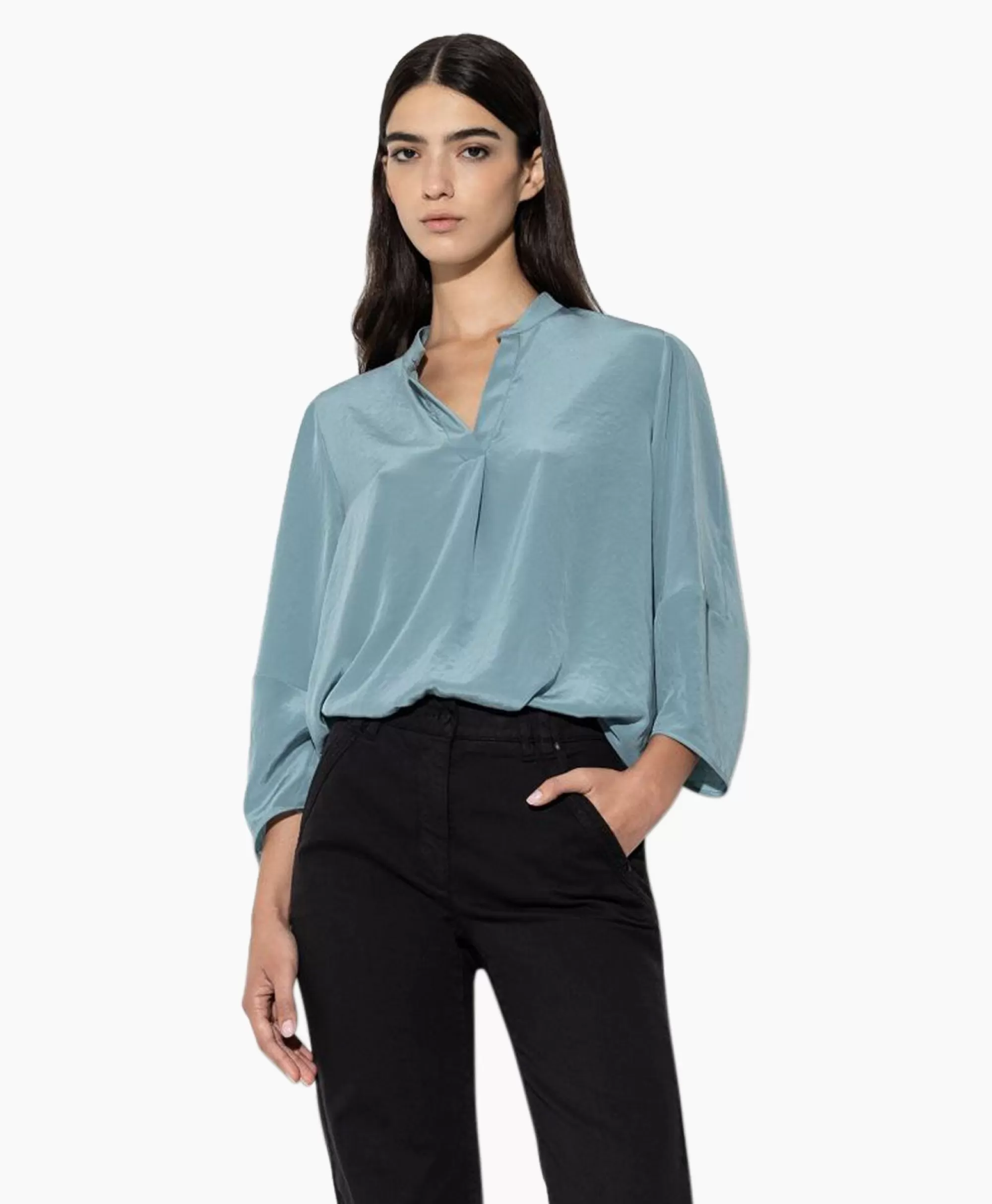 Blouses*Luisa Cerano Blouse 298445/3597-0 Aqua