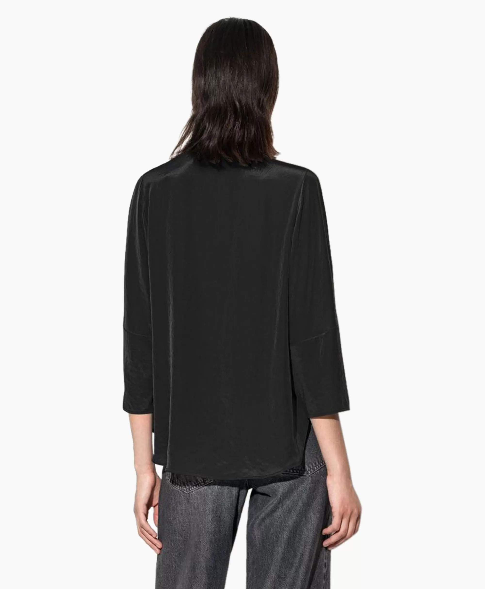 Blouses*Luisa Cerano Blouse 298445/3597-0 Zwart Dessin